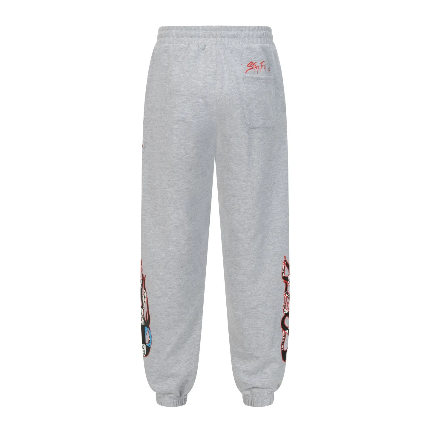 Flame Print Logo Cotton-Blend Sweatpants D15513991 — view 2