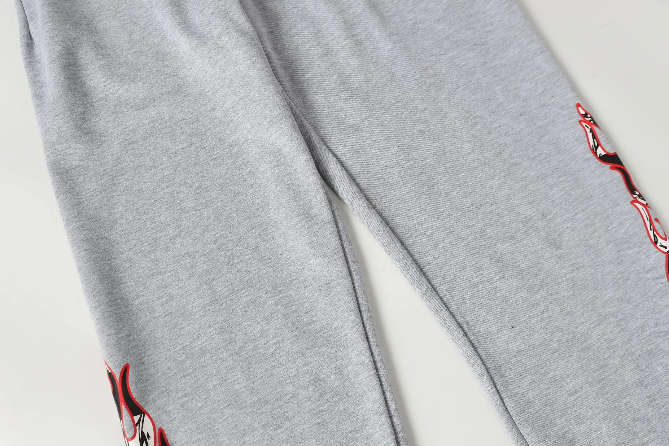 Flame Print Logo Cotton-Blend Sweatpants D15513991 — view 11