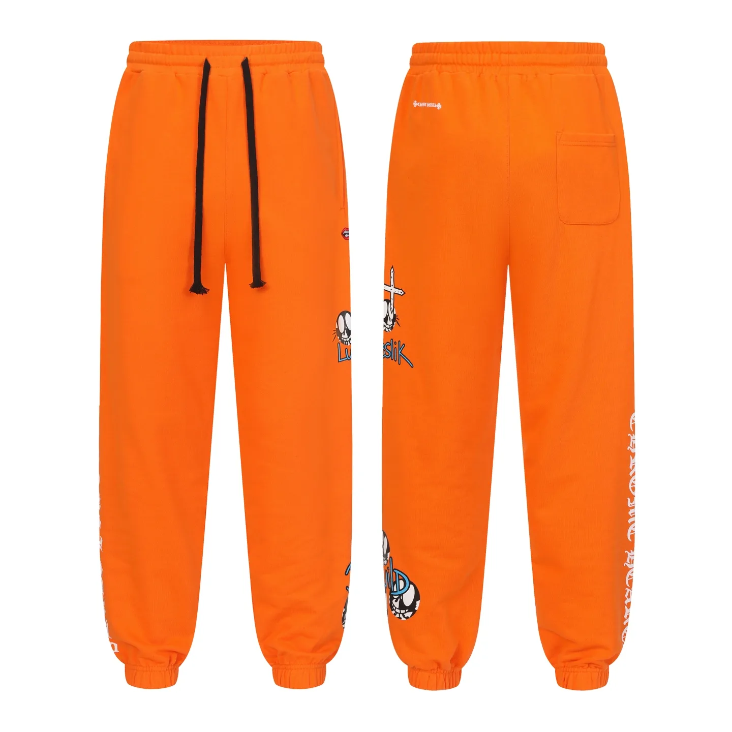 Graffiti Print Cotton-Blend Sweats D15513945