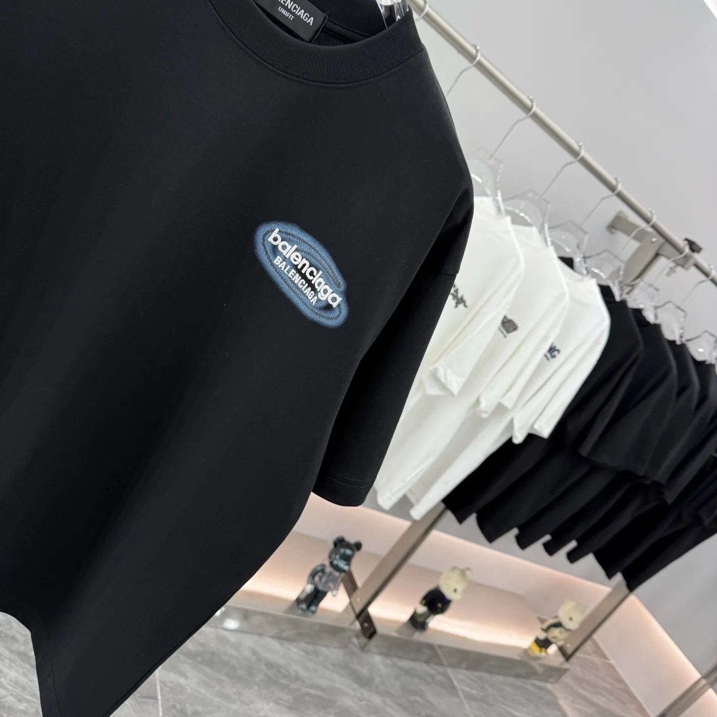 Embroidered Logo Oversized Cotton T-Shirt D15514288 — view 5
