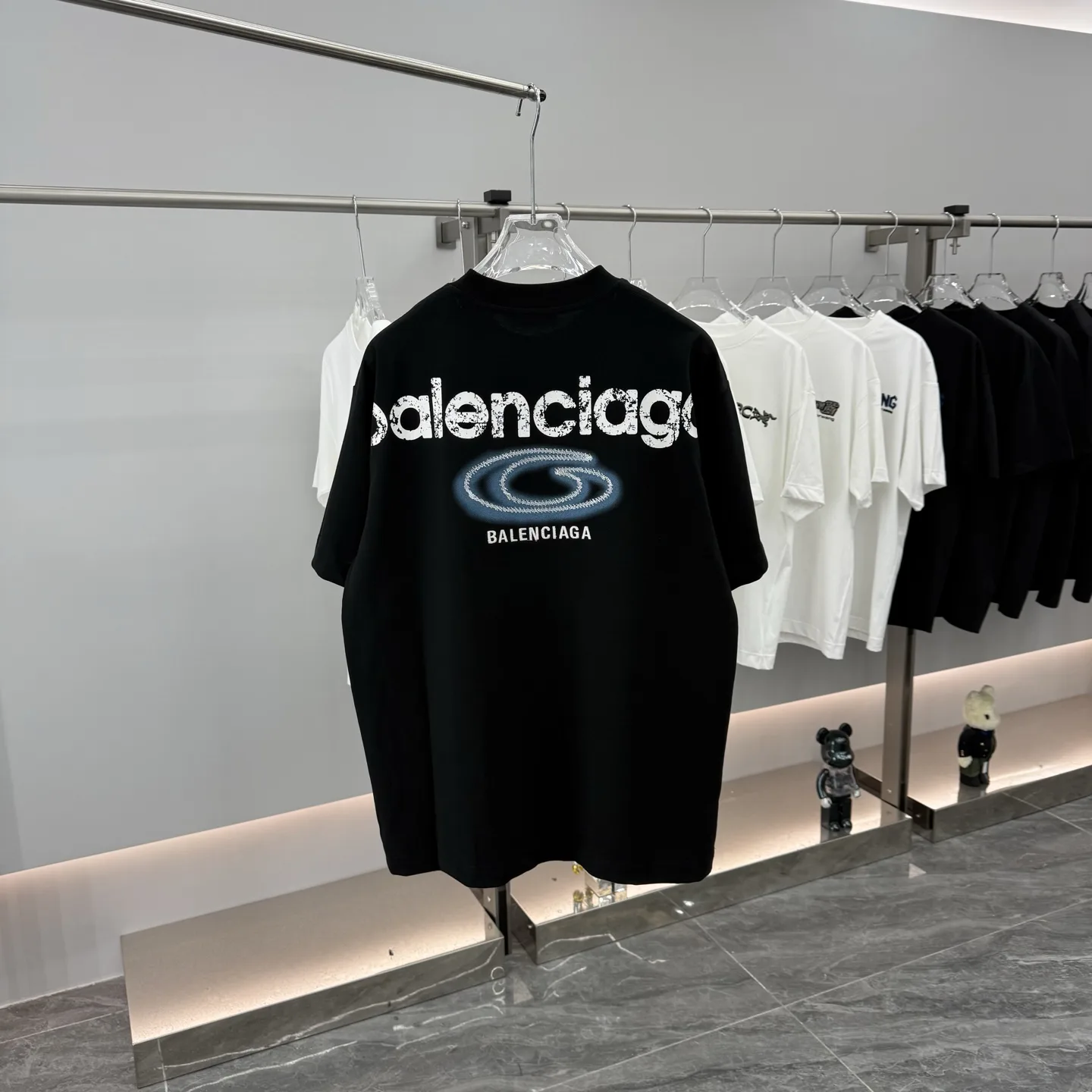 Embroidered Logo Oversized Cotton T-Shirt D15514288 — view 7