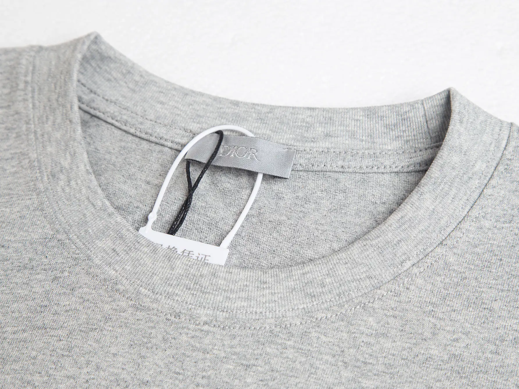 Embroidered Horse Motif Cotton T-Shirt D15513112 — view 5