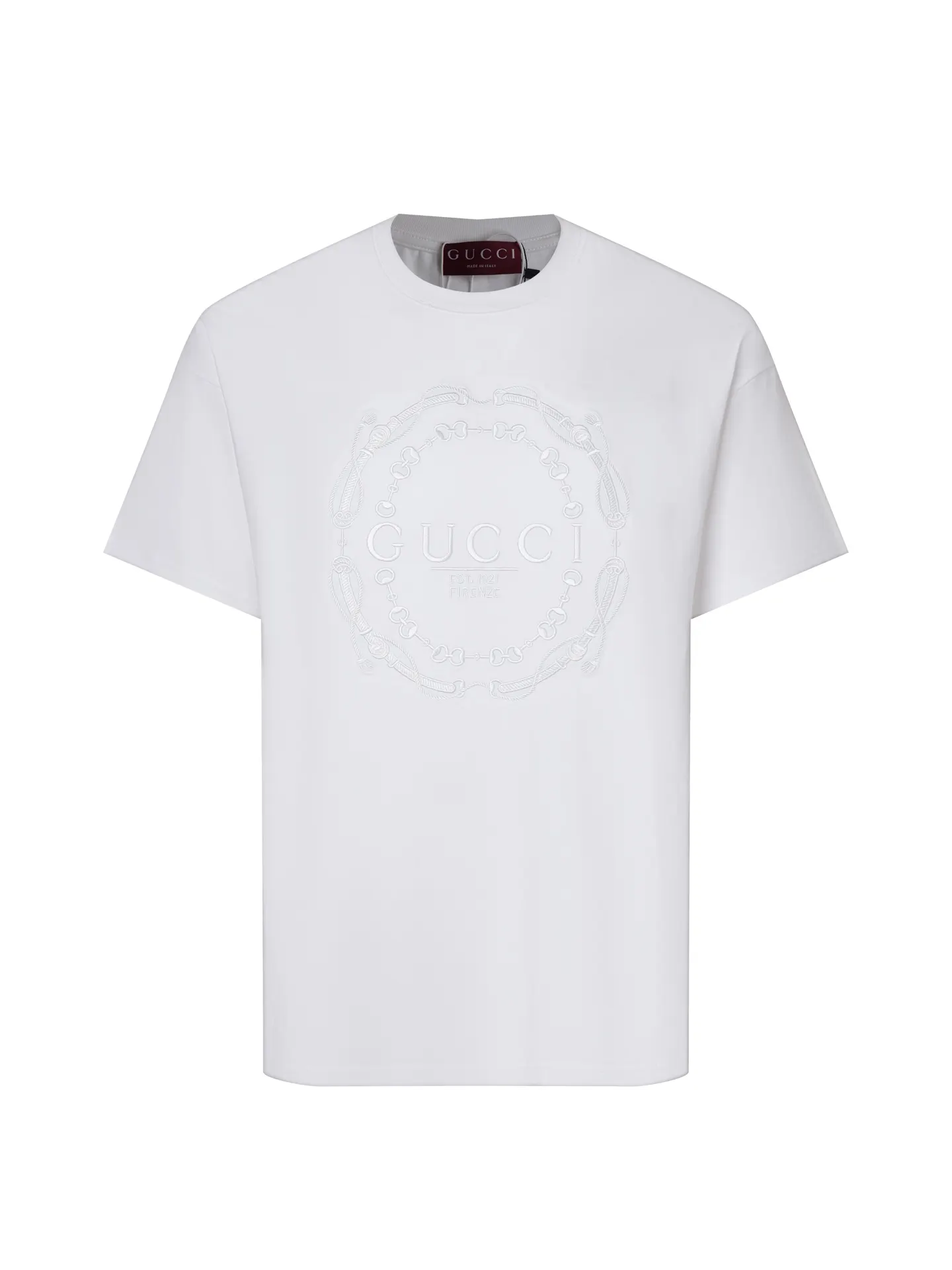Embroidered Logo Cotton T-Shirt D15515646