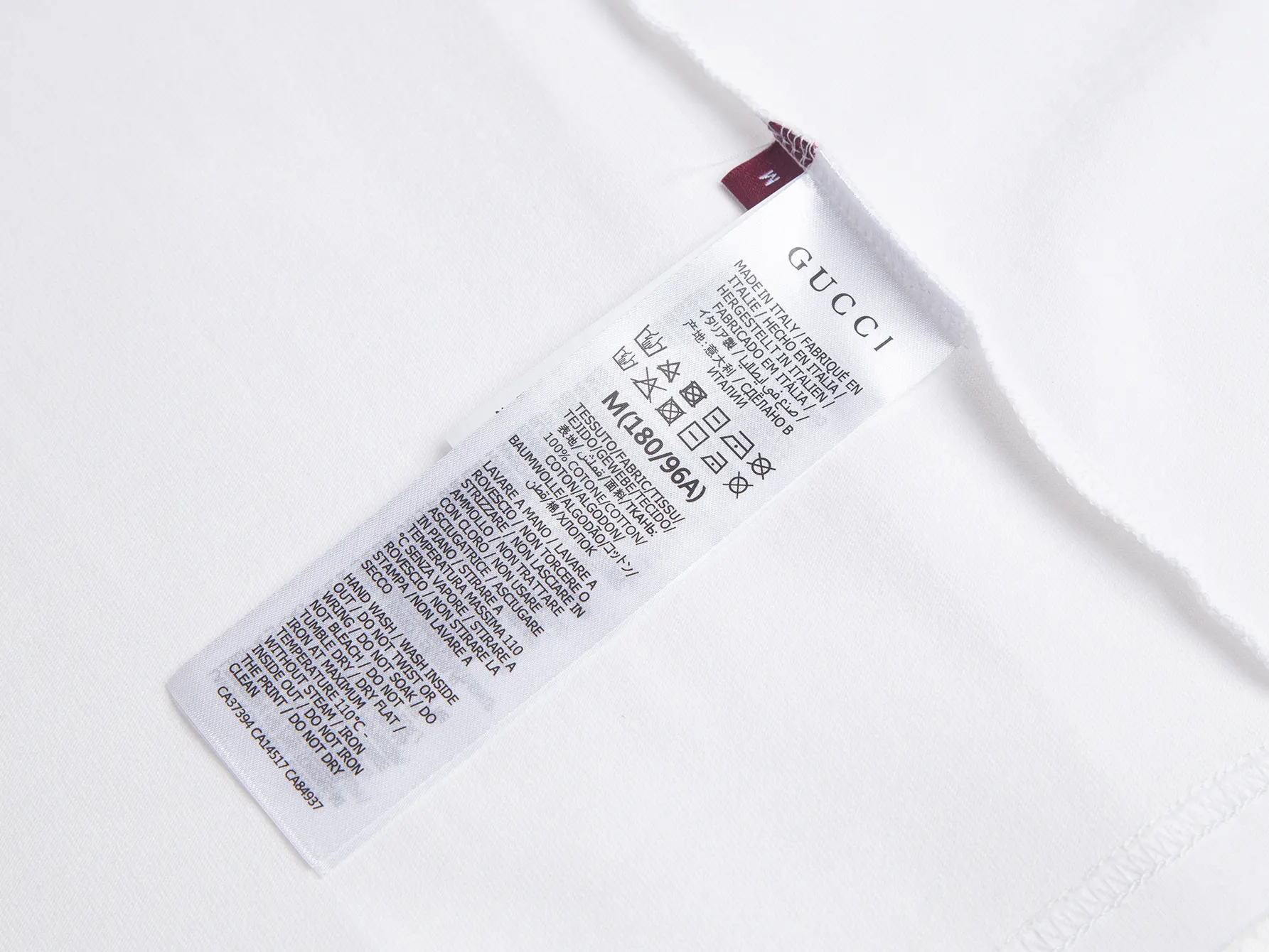 Embroidered Logo Cotton T-Shirt D15515646 — view 6