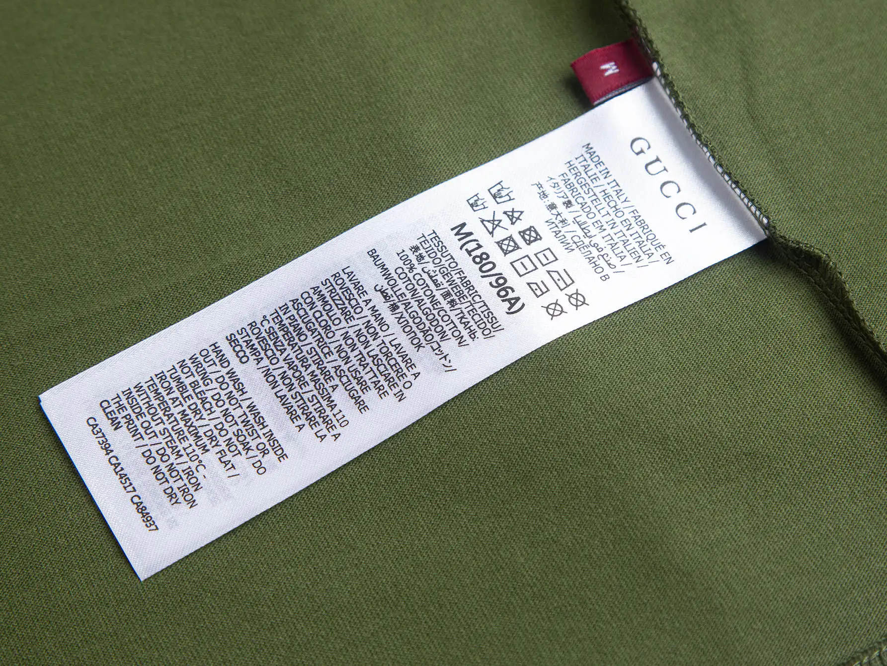 Embroidered Logo Cotton T-Shirt D15515644 — view 6