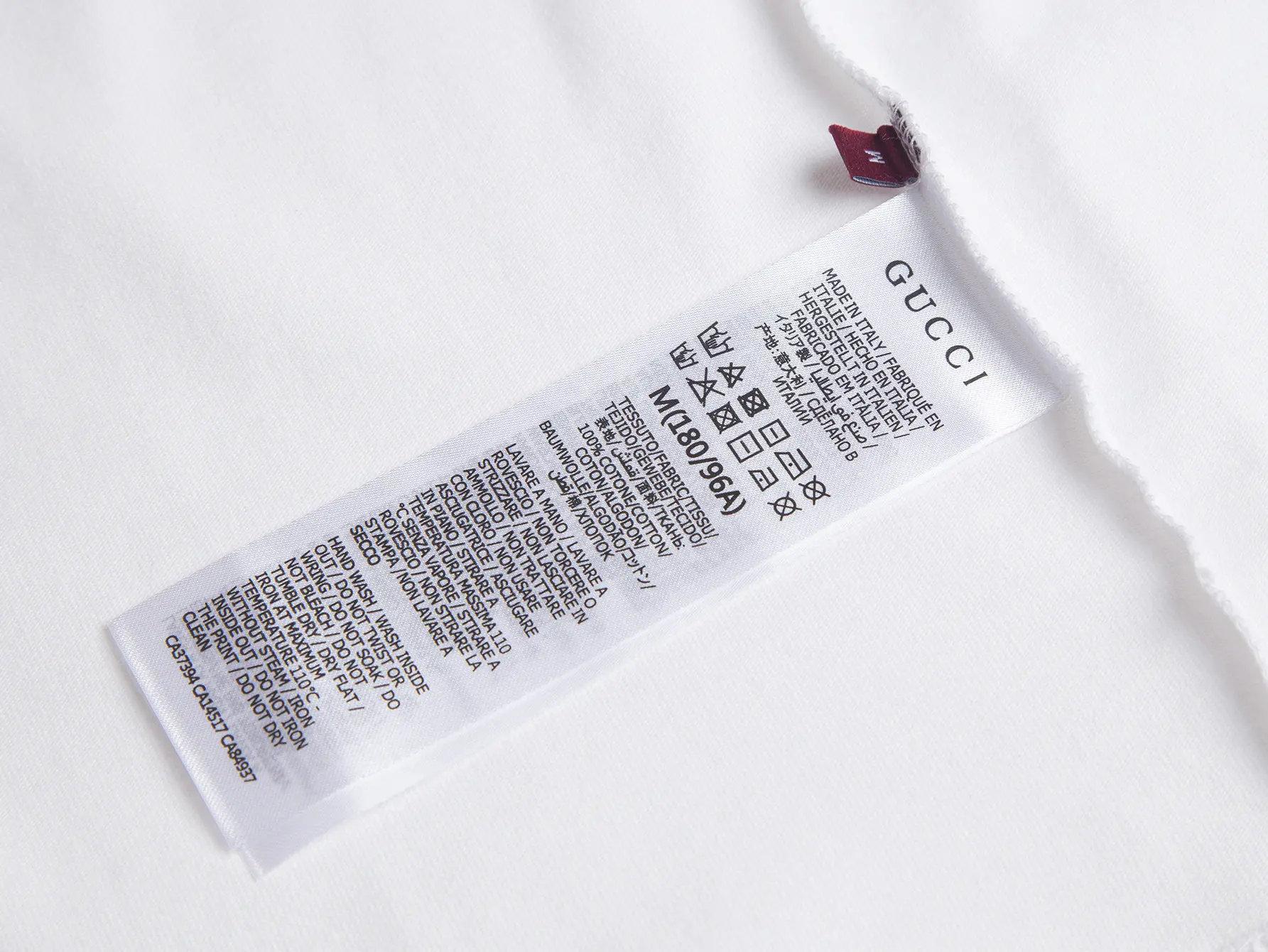 Embroidered Logo Cotton T-Shirt D15515645 — view 6