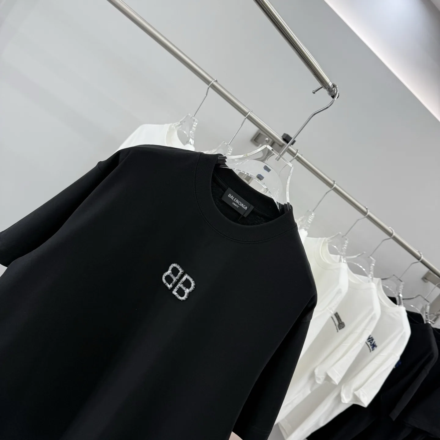 Logo Embroidered Cotton-Jersey T-Shirt D15514299 — view 3