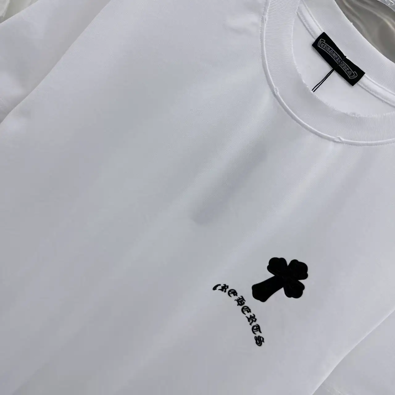 Logo-Print Distressed Cotton T-Shirt D15514360 — view 5