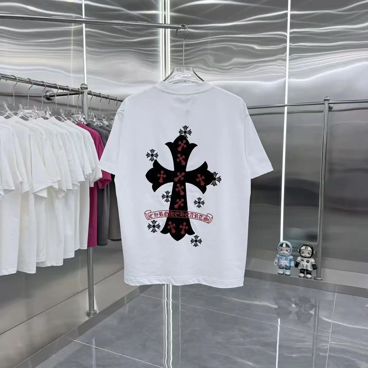 Distressed Logo Graphic T-Shirt D15514356 — view 7