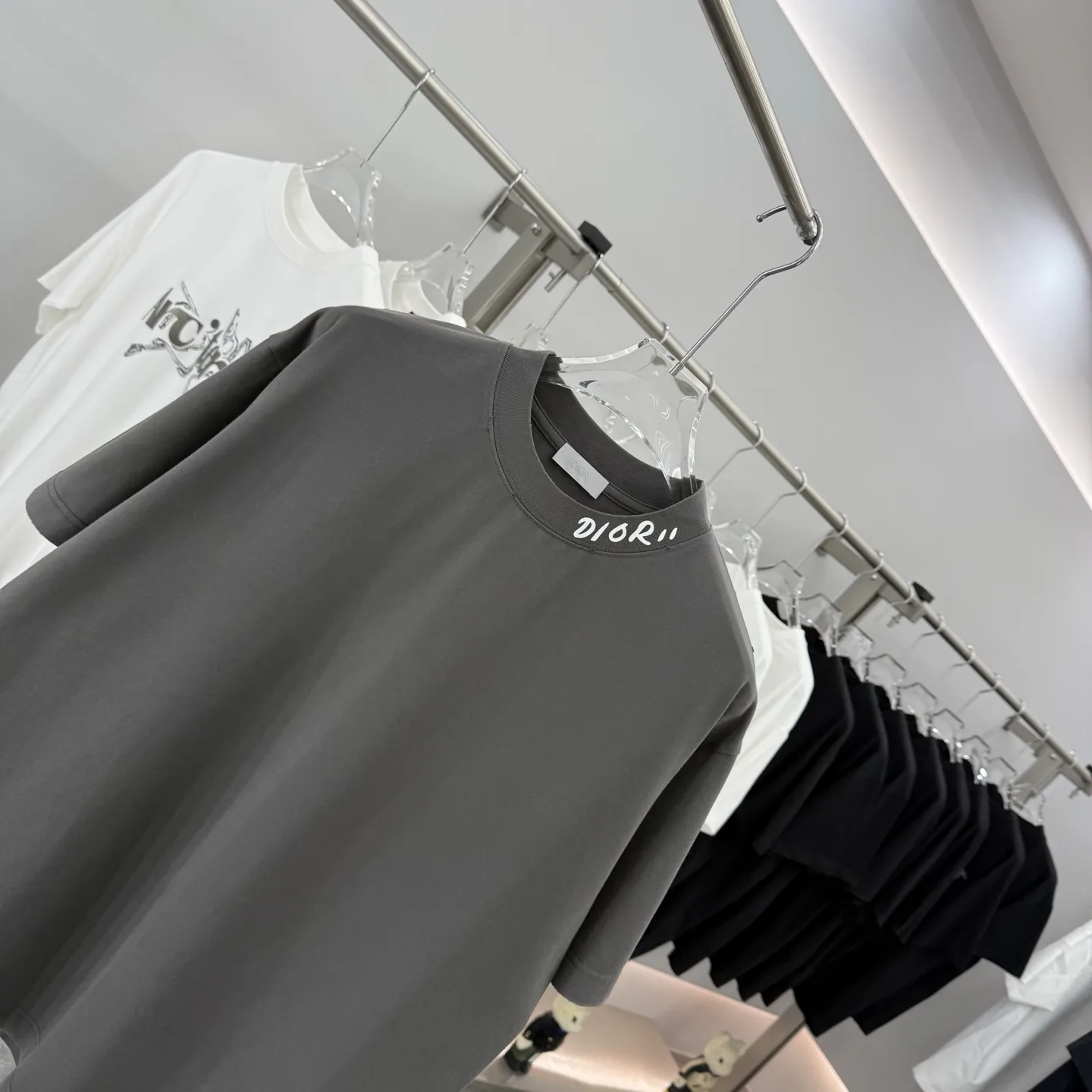 Logo-Embroidered Cotton-Jersey T-Shirt D15514272 — view 3
