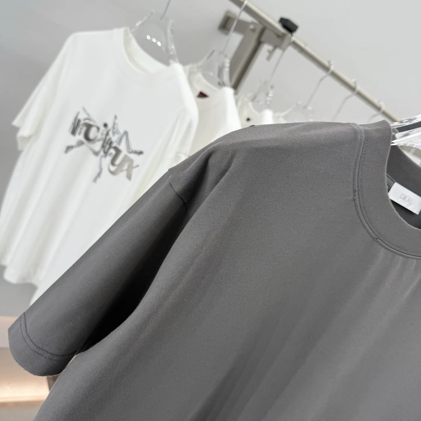 Logo-Embroidered Cotton-Jersey T-Shirt D15514272 — view 6