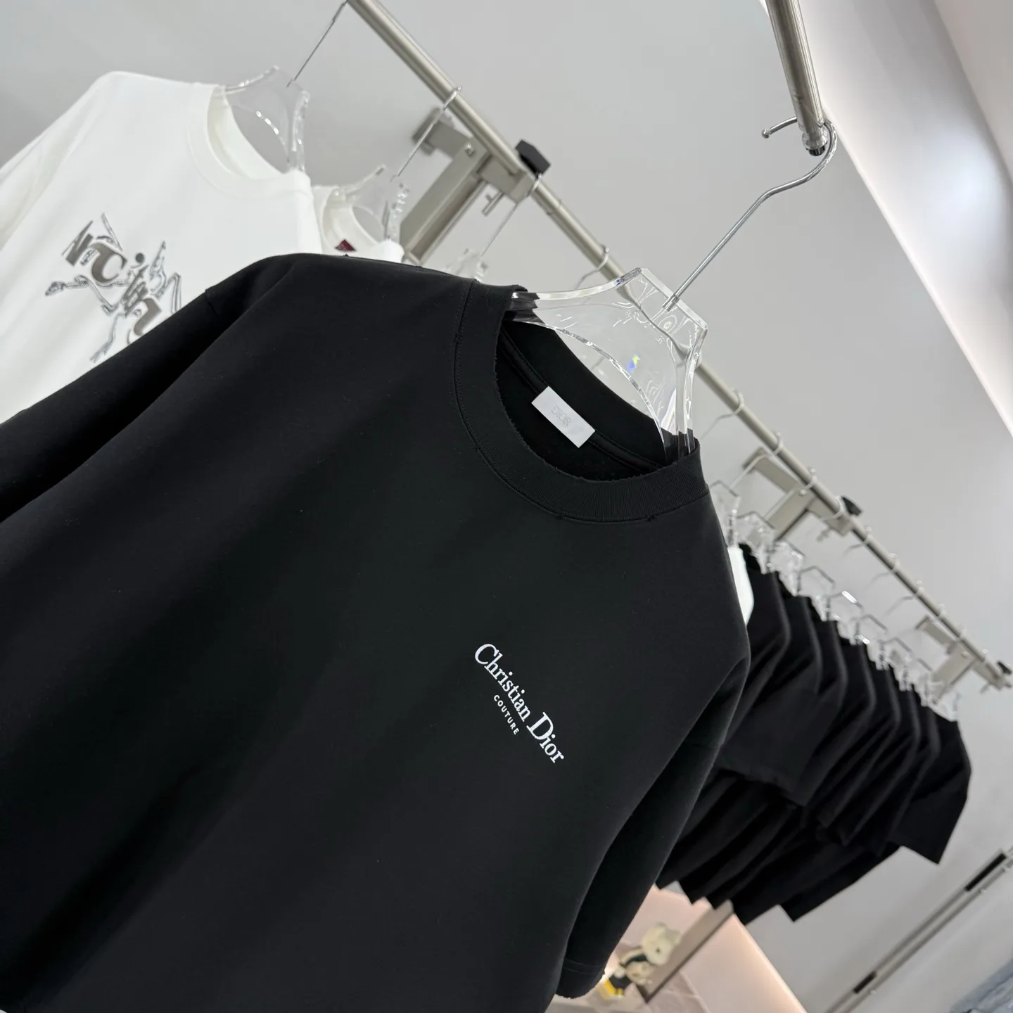 Logo-Embroidered Cotton-Jersey T-Shirt D15514302 — view 3