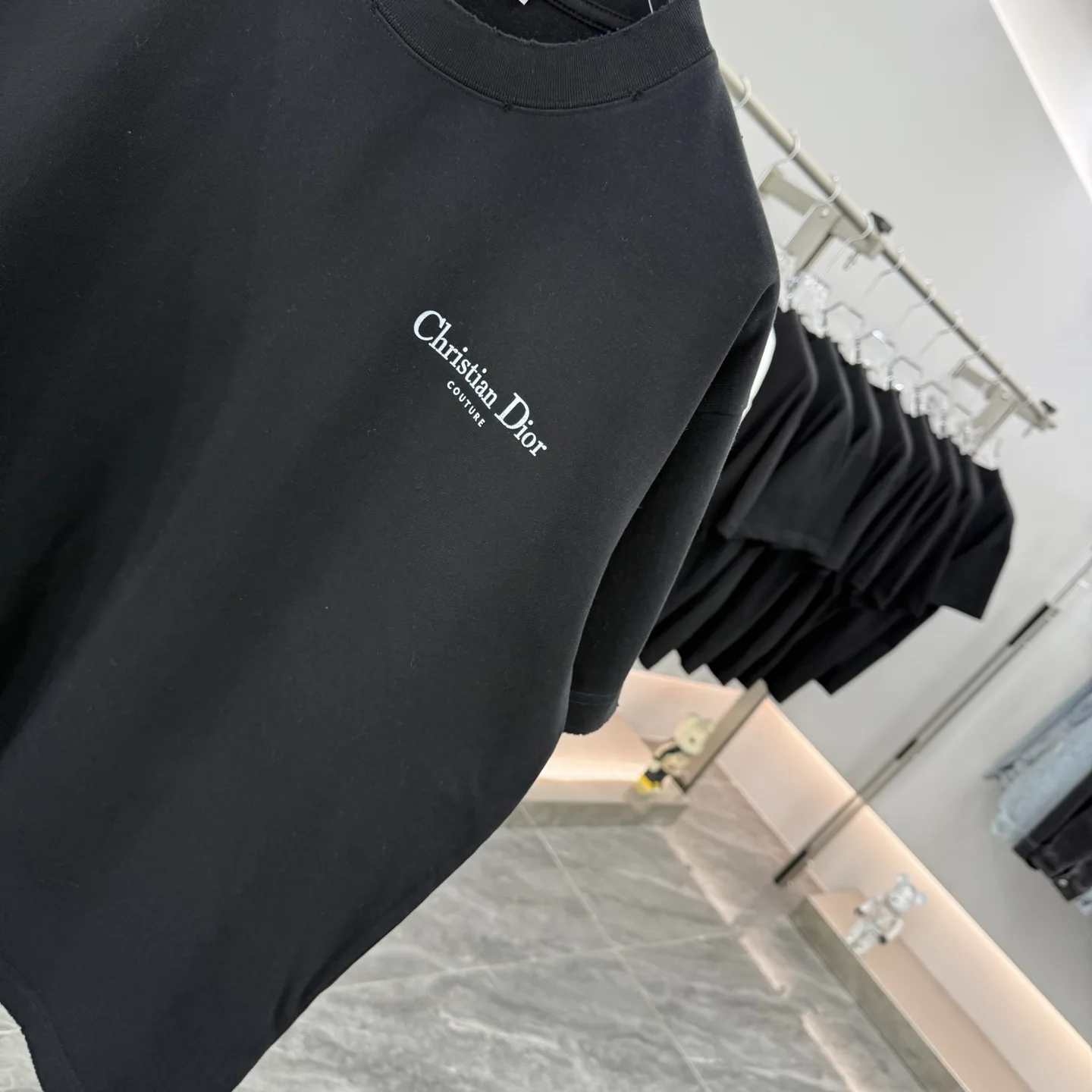 Logo-Embroidered Cotton-Jersey T-Shirt D15514302 — view 5
