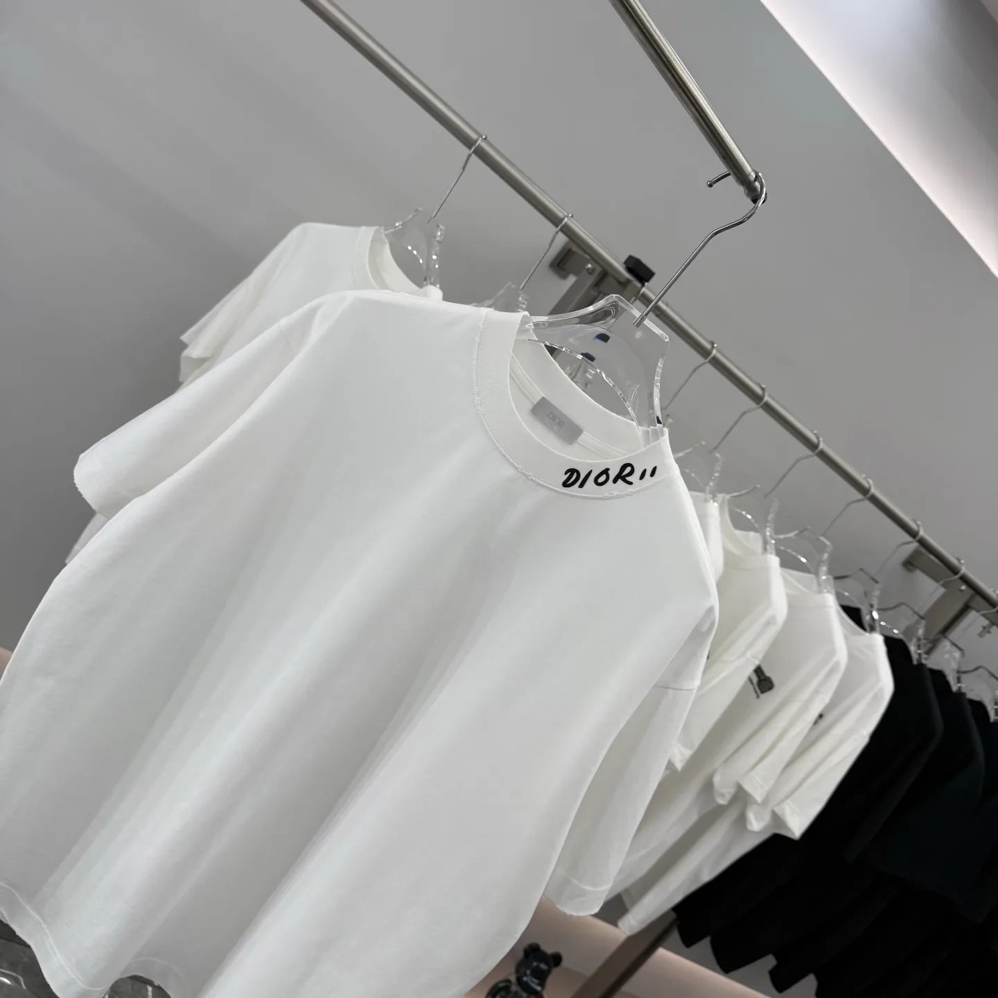Logo Embroidery Cotton Jersey T-Shirt D15514271 — view 3