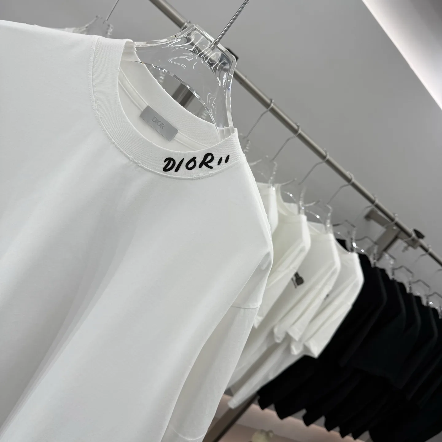 Logo Embroidery Cotton Jersey T-Shirt D15514271 — view 4