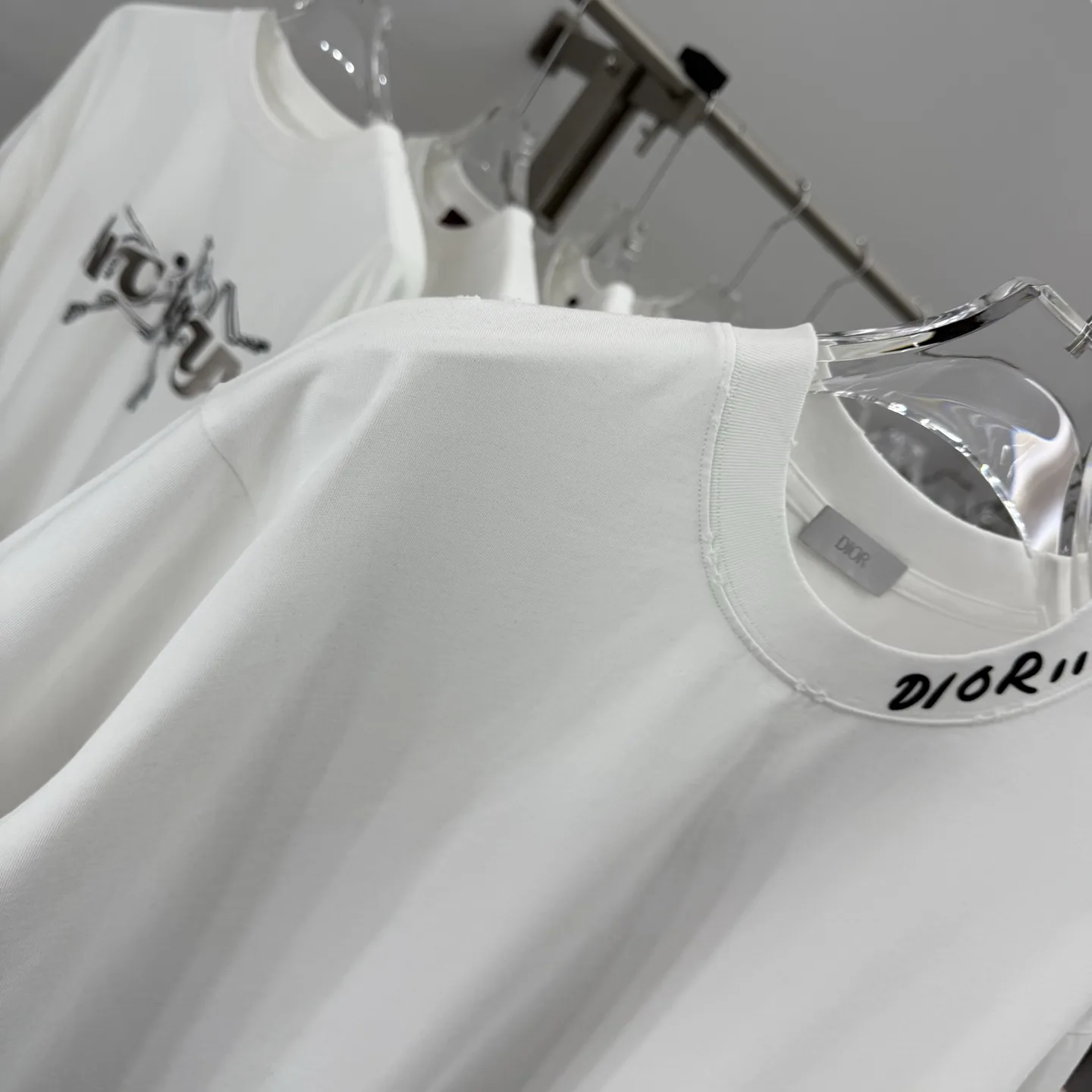 Logo Embroidery Cotton Jersey T-Shirt D15514271 — view 6