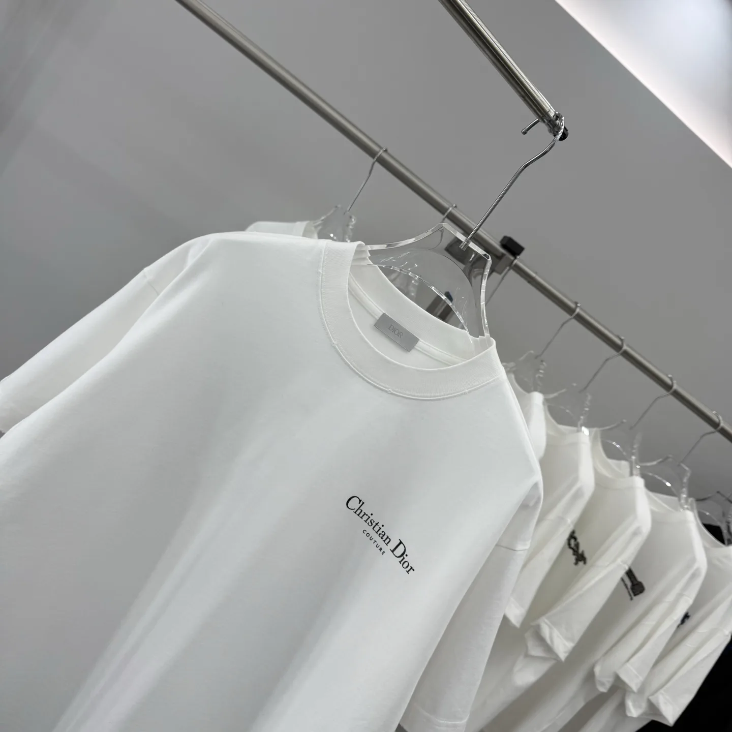 Christian Dior Couture Logo Cotton T-Shirt D15514300 — view 3