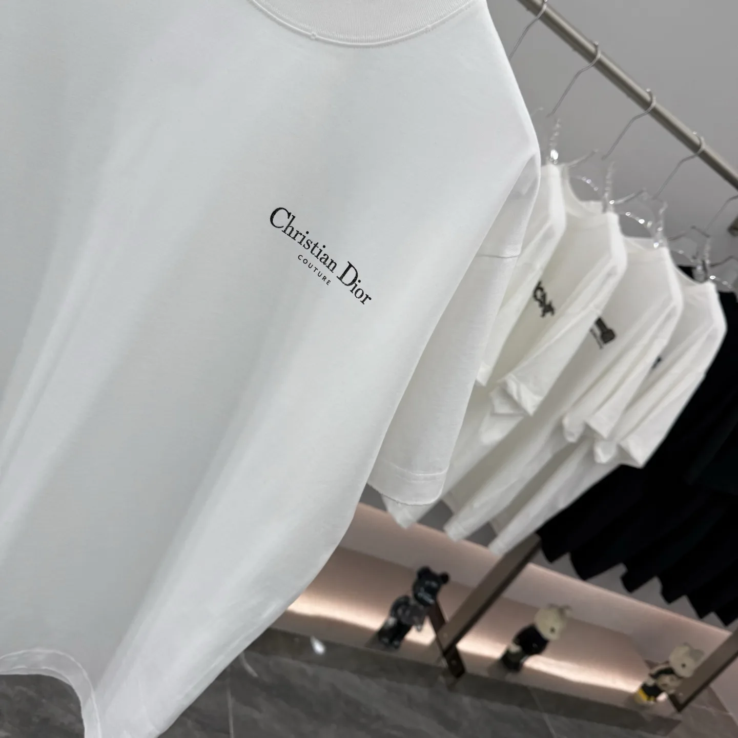 Christian Dior Couture Logo Cotton T-Shirt D15514300 — view 5