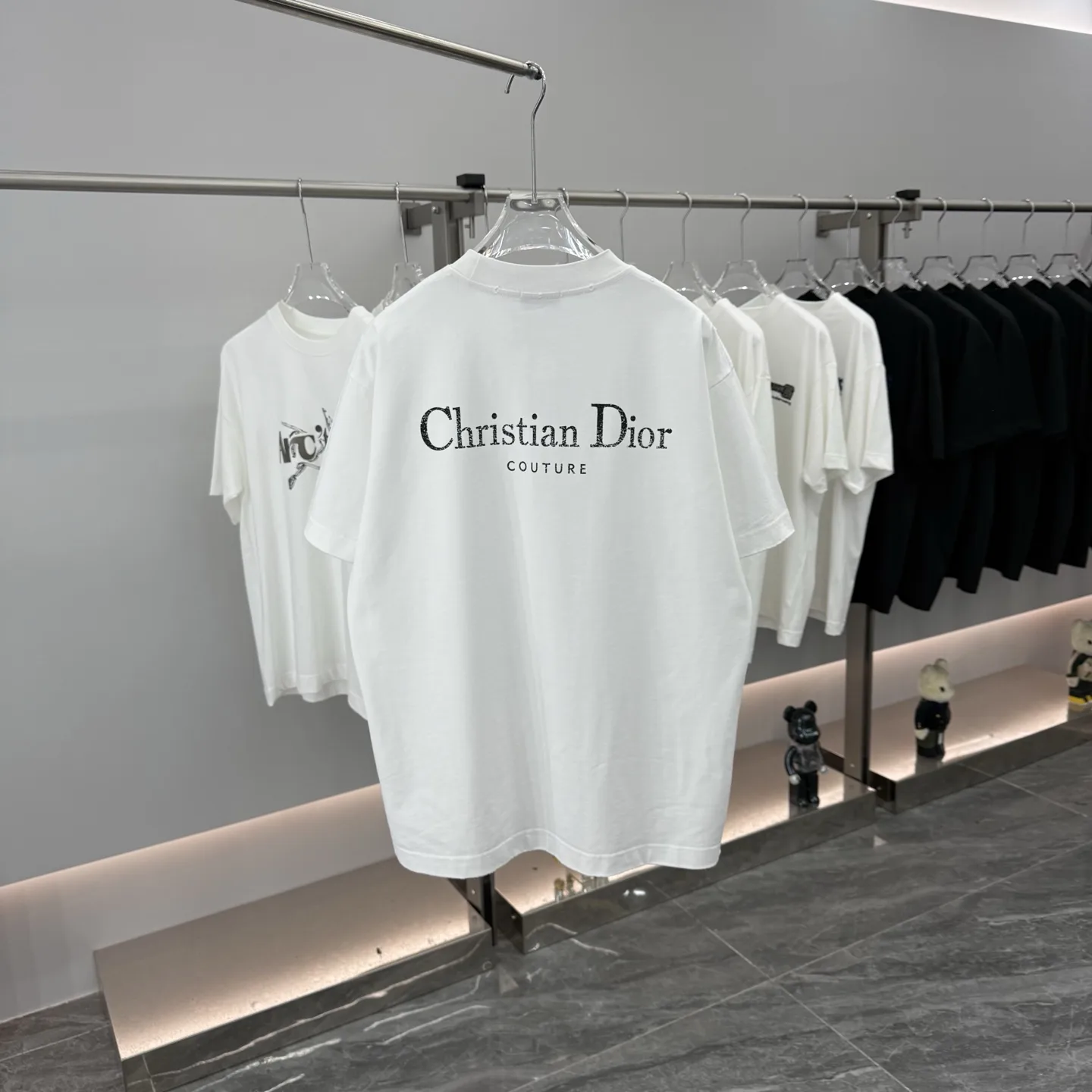 Christian Dior Couture Logo Cotton T-Shirt D15514300 — view 7