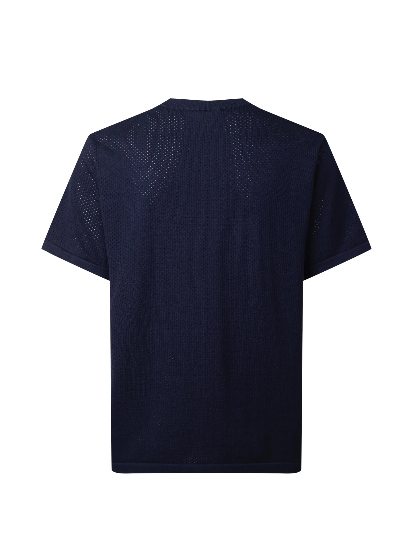 Logo-Embroidered Wool-Blend Knit T-Shirt D15516205 — view 2