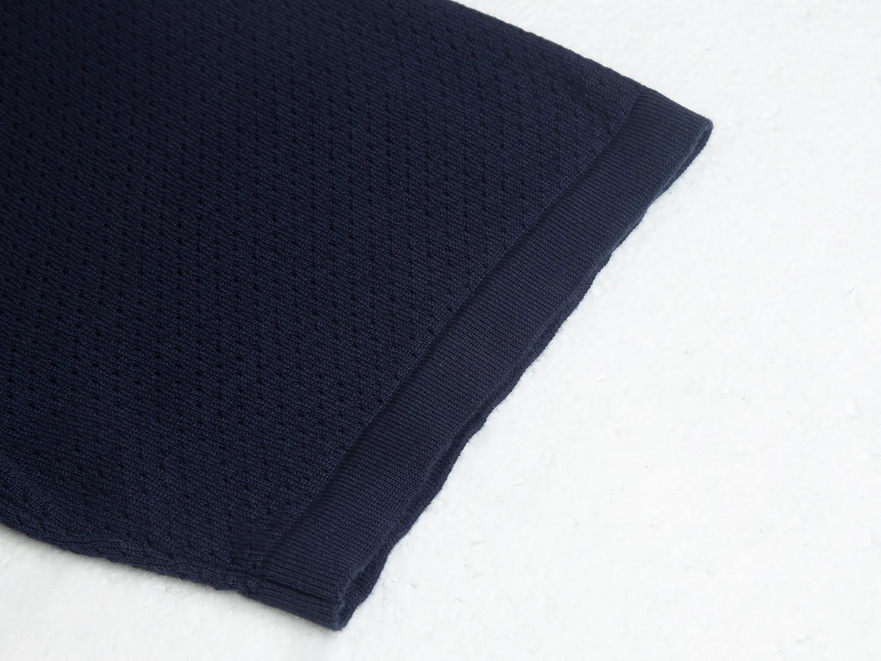 Logo-Embroidered Wool-Blend Knit T-Shirt D15516205 — view 4