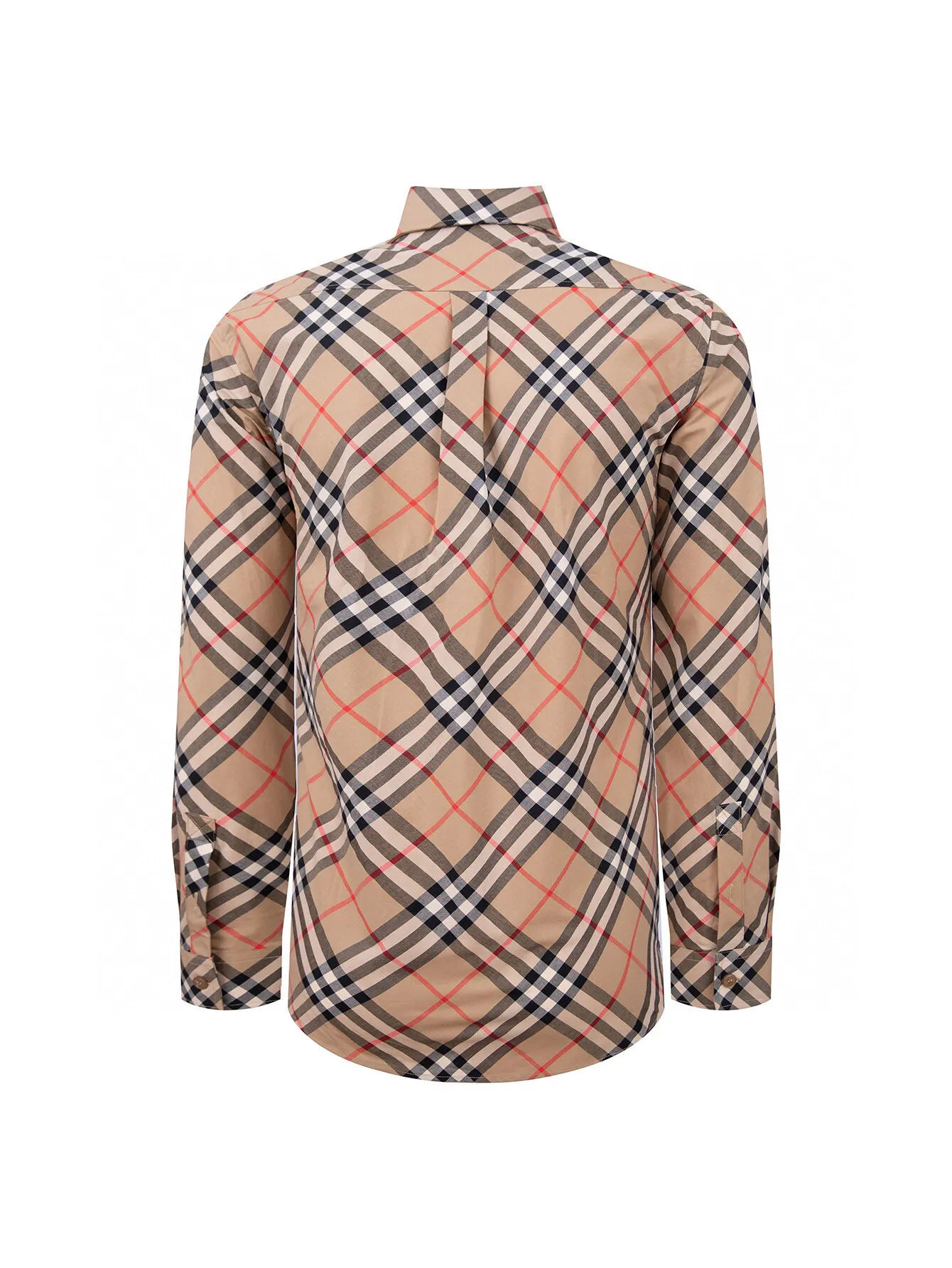 Check Cotton Twill Long-Sleeved Shirt D15516359 — view 2