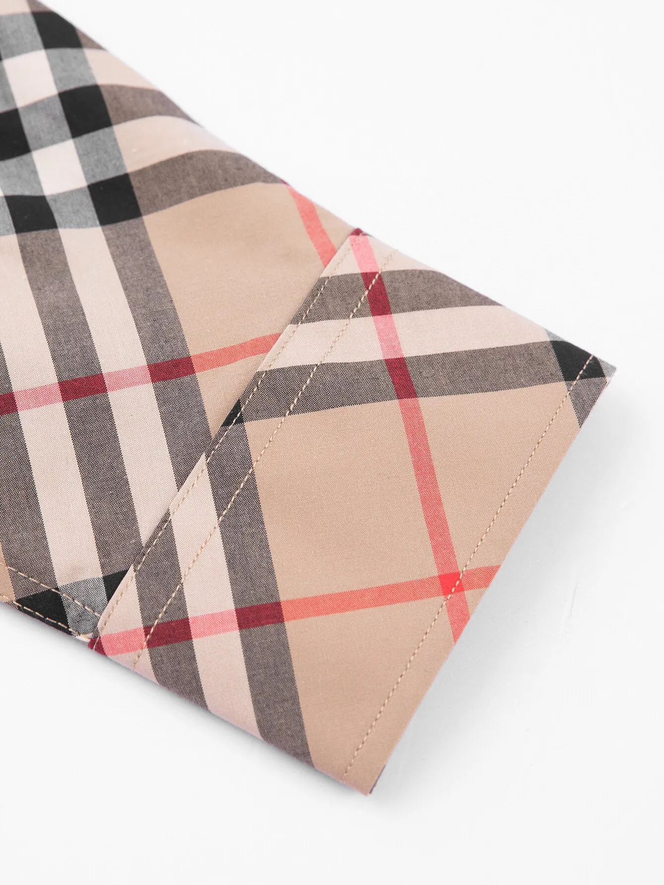 Check Cotton Twill Long-Sleeved Shirt D15516359 — view 6
