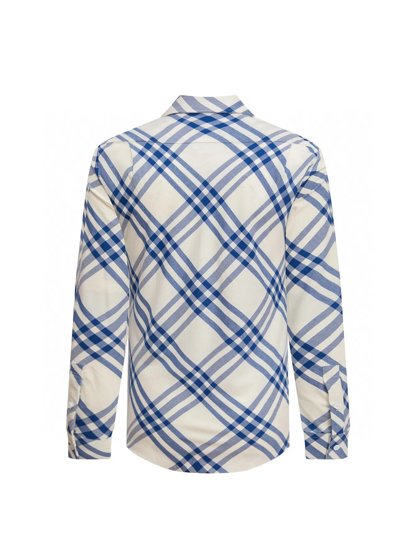 Check Brushed Cotton Long-Sleeve Shirt D15516360 — view 2