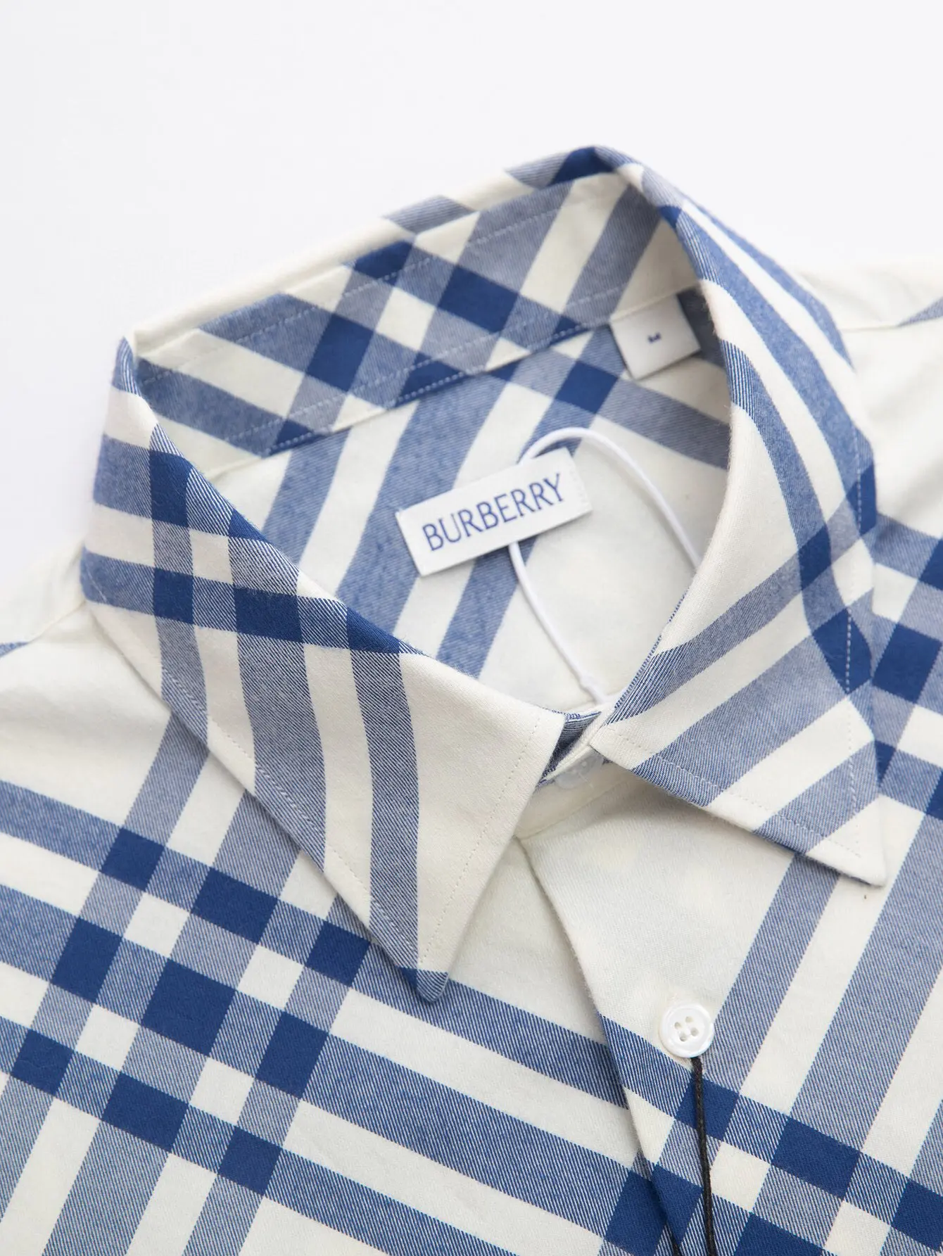 Check Brushed Cotton Long-Sleeve Shirt D15516360 — view 3