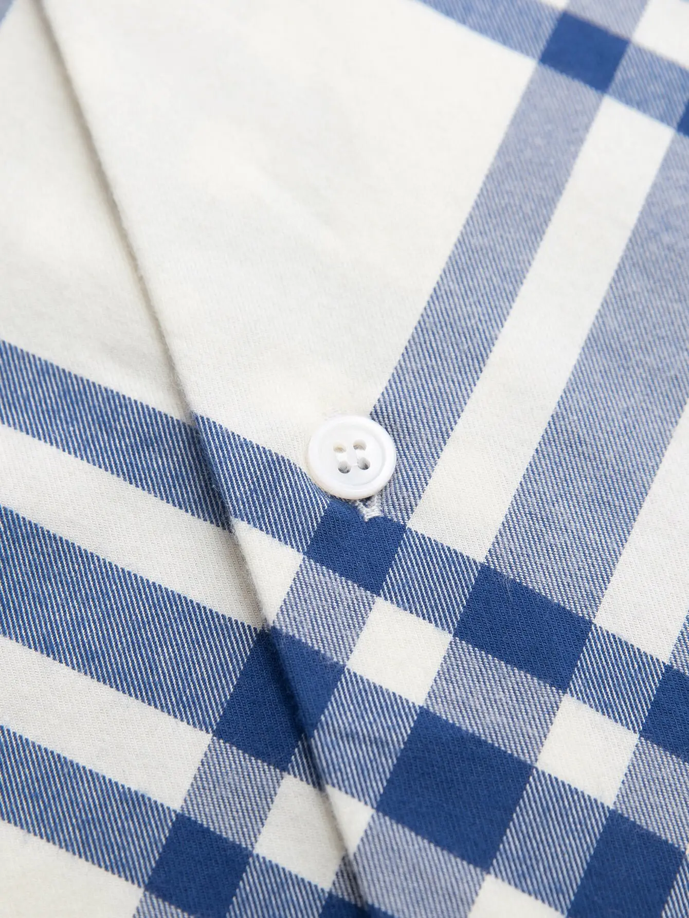 Check Brushed Cotton Long-Sleeve Shirt D15516360 — view 5