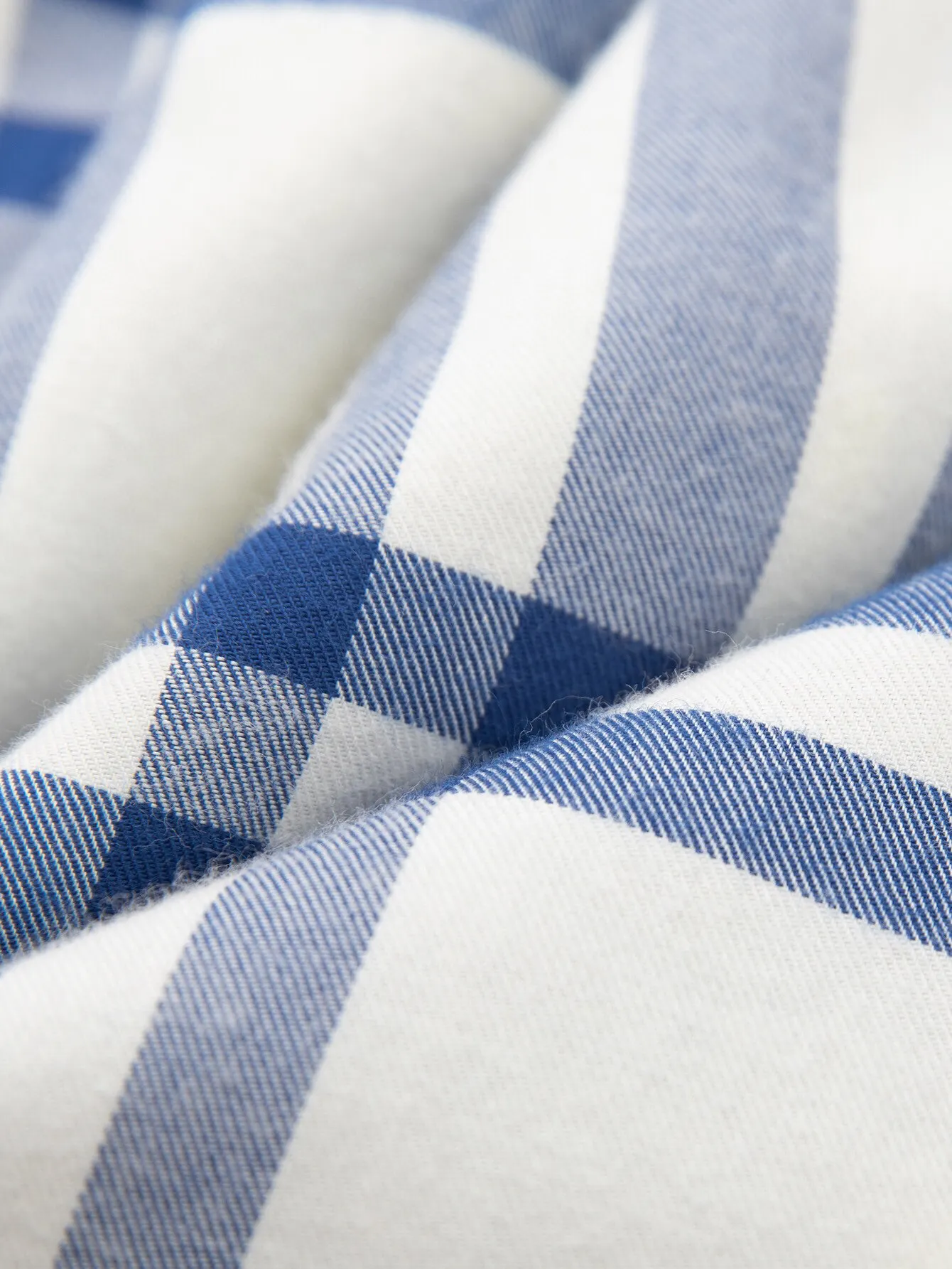 Check Brushed Cotton Long-Sleeve Shirt D15516360 — view 8