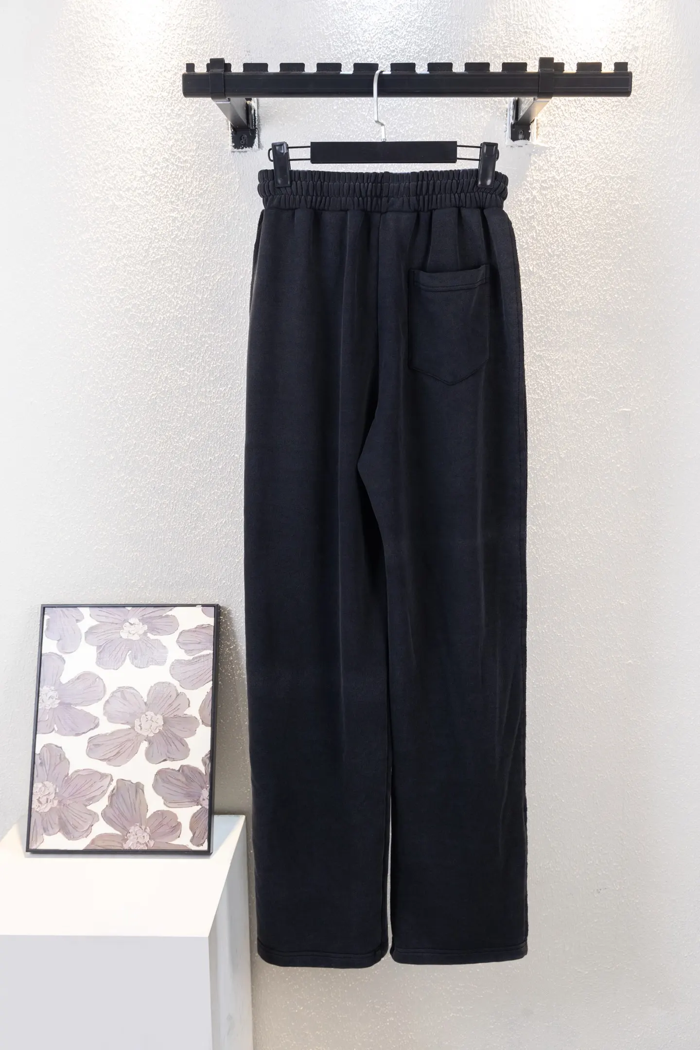 Washed Cotton-Jersey Straight-Leg Sweatpants D15812653 — view 2