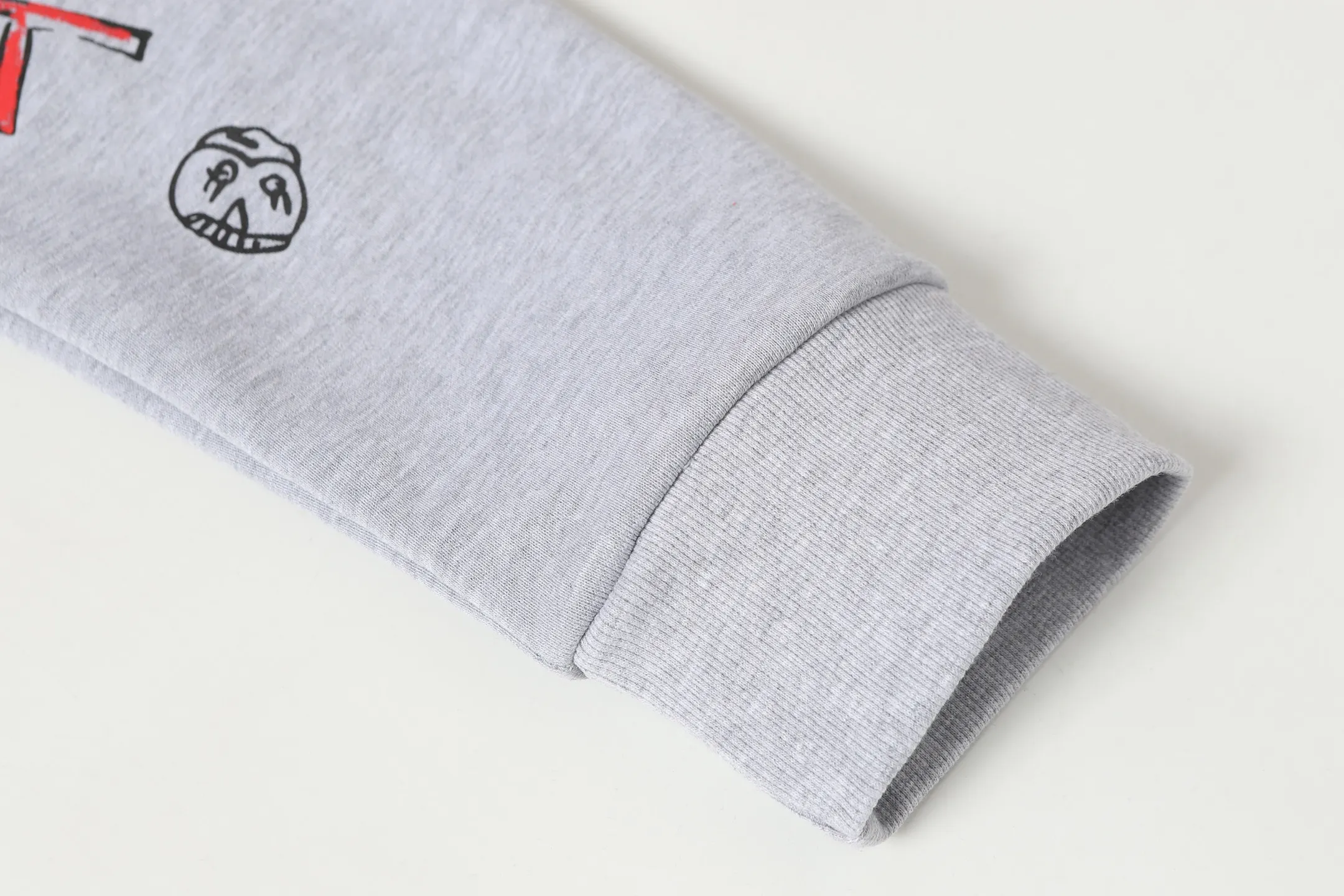 Graffiti Print Cross Patch Hoodie D16013869 — view 16