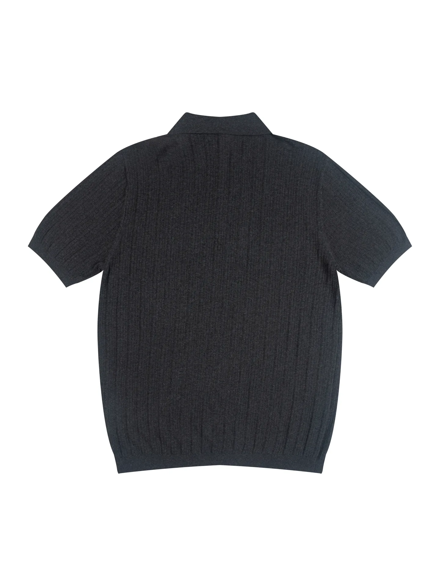 Half-Zip Wool-Blend Knit Polo Shirt D16016191 — view 2