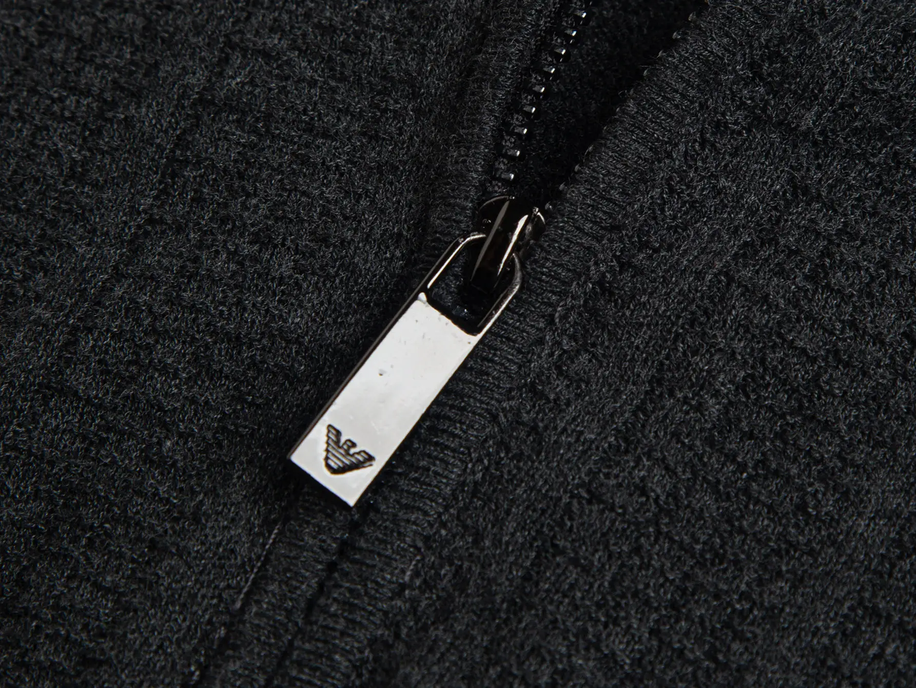 Half-Zip Wool-Blend Knit Polo Shirt D16016191 — view 3