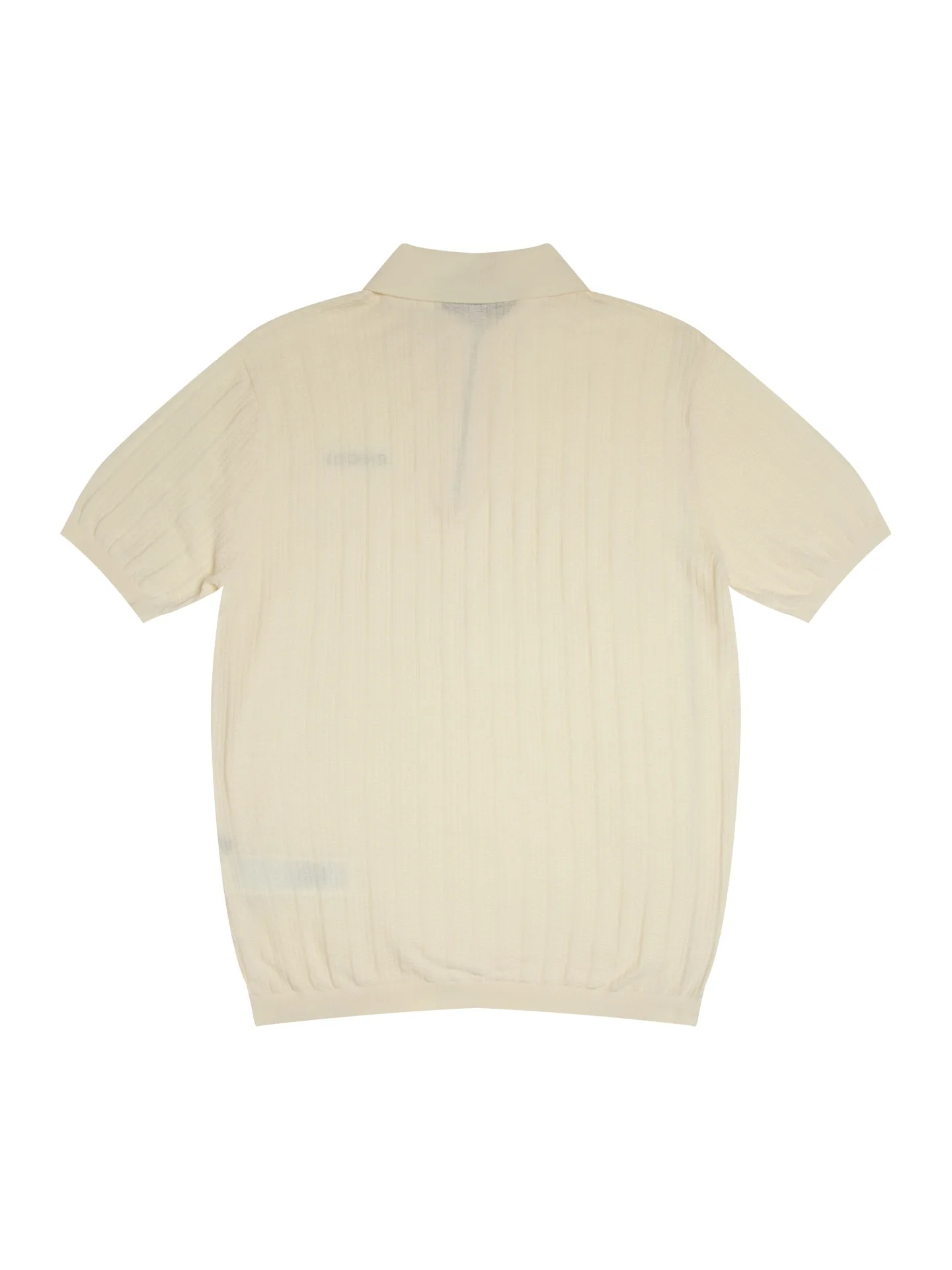 Logo-Embroidered Half-Zip Wool-Blend Polo Shirt D16016189 — view 2