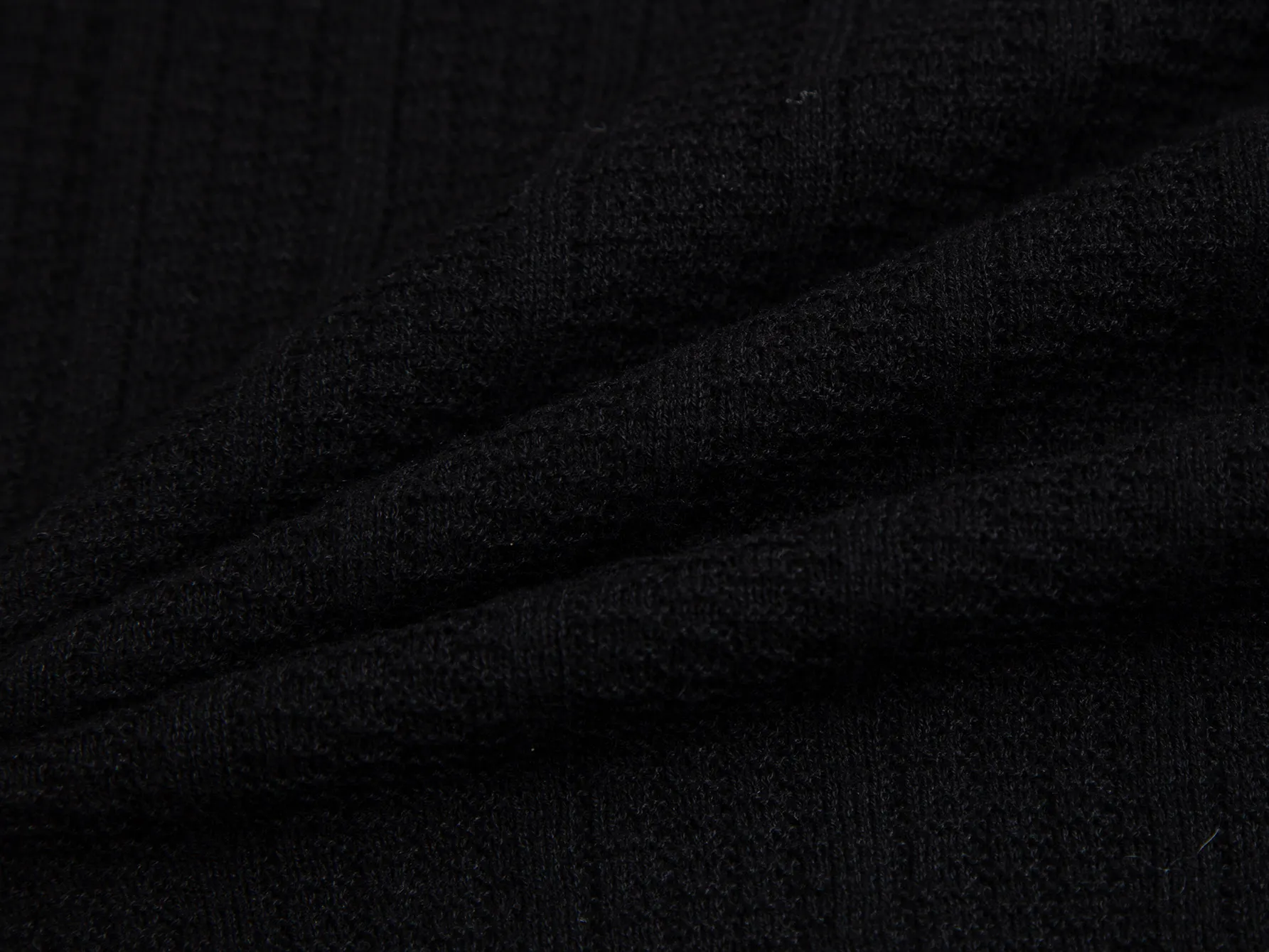 Logo-Embroidered Half-Zip Wool-Blend Polo Shirt D16016188 — view 8