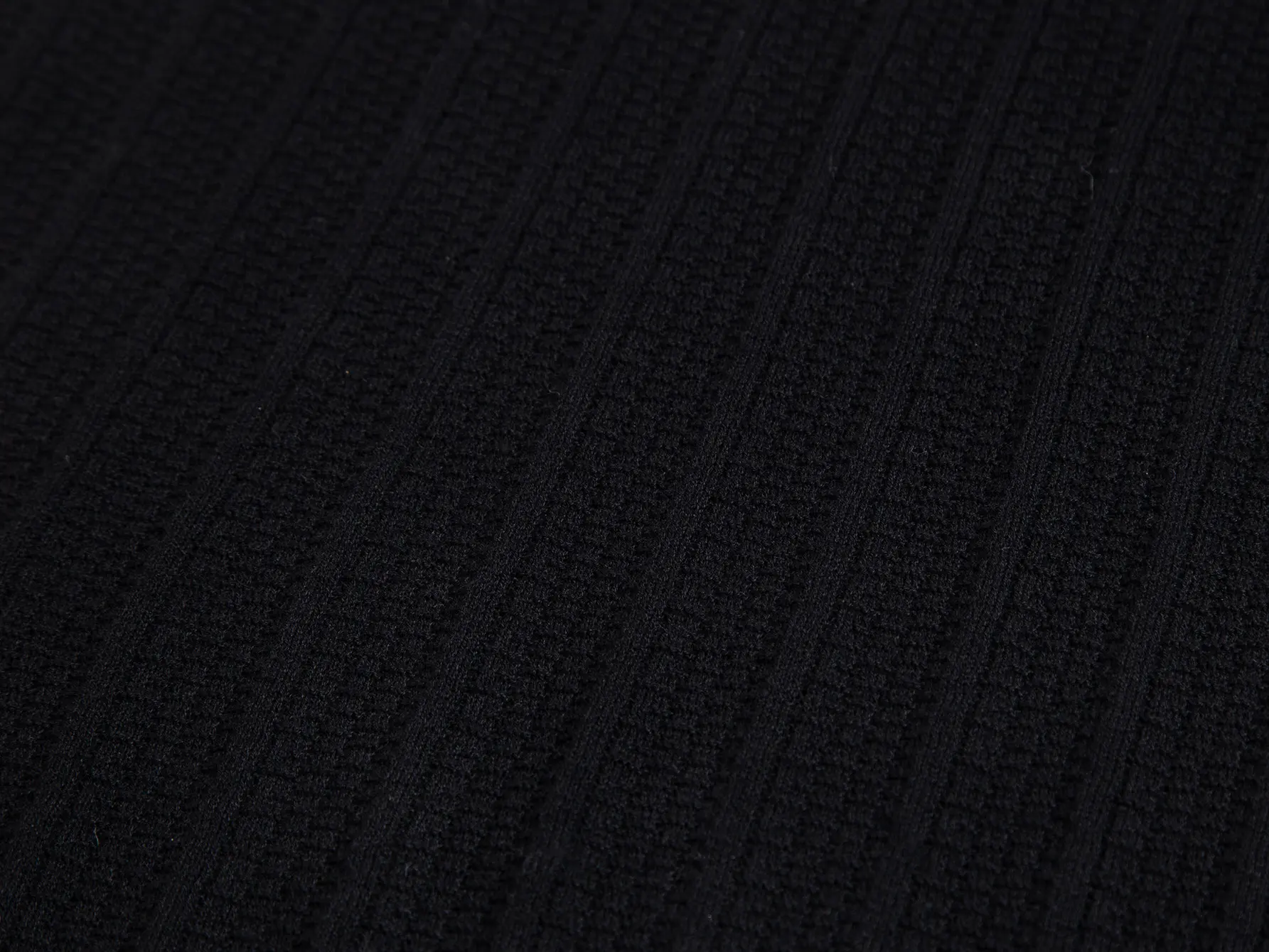 Logo-Embroidered Half-Zip Wool-Blend Polo Shirt D16016188 — view 10