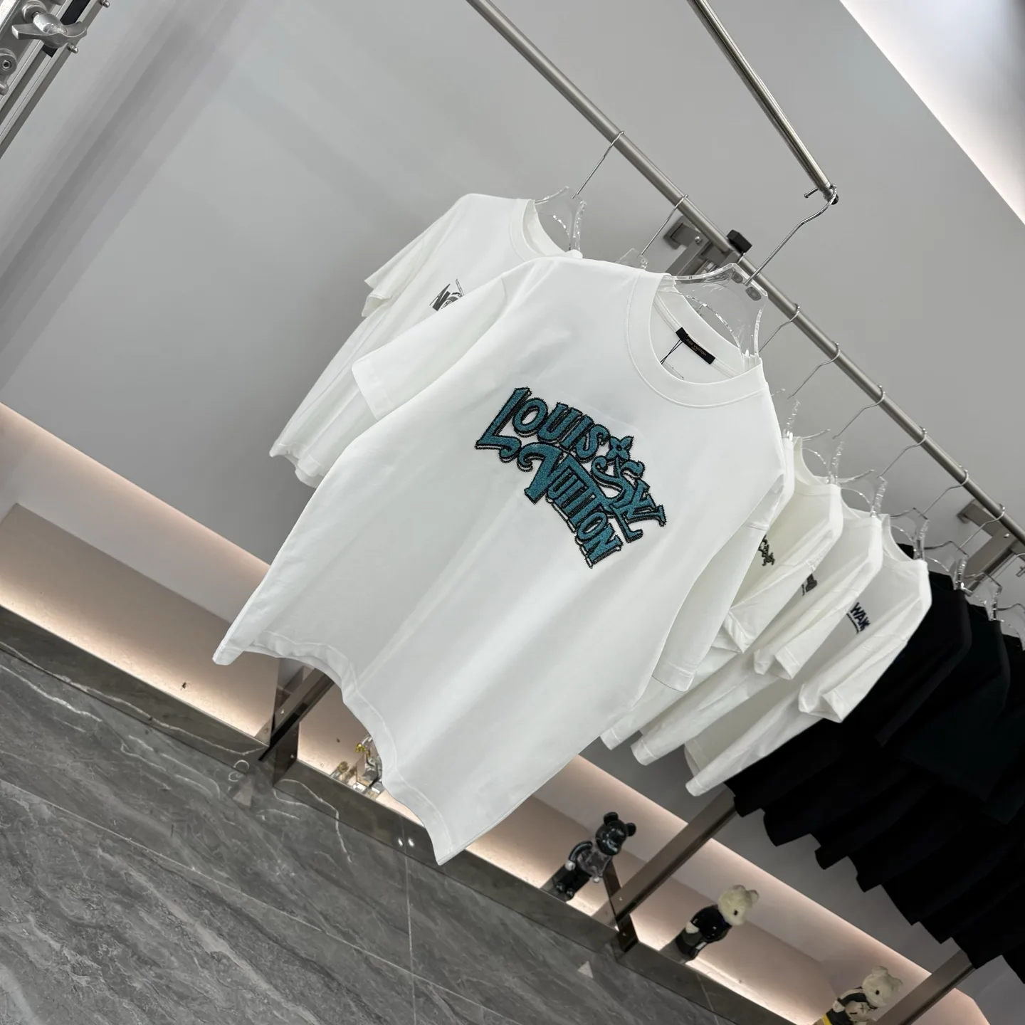 Embroidered Logo Cotton T-Shirt D16014281 — view 2