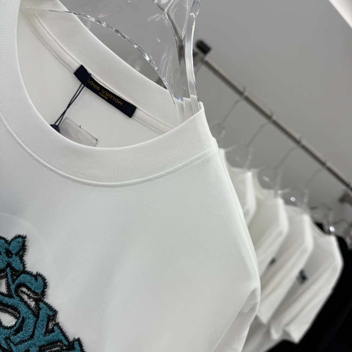 Embroidered Logo Cotton T-Shirt D16014281 — view 4