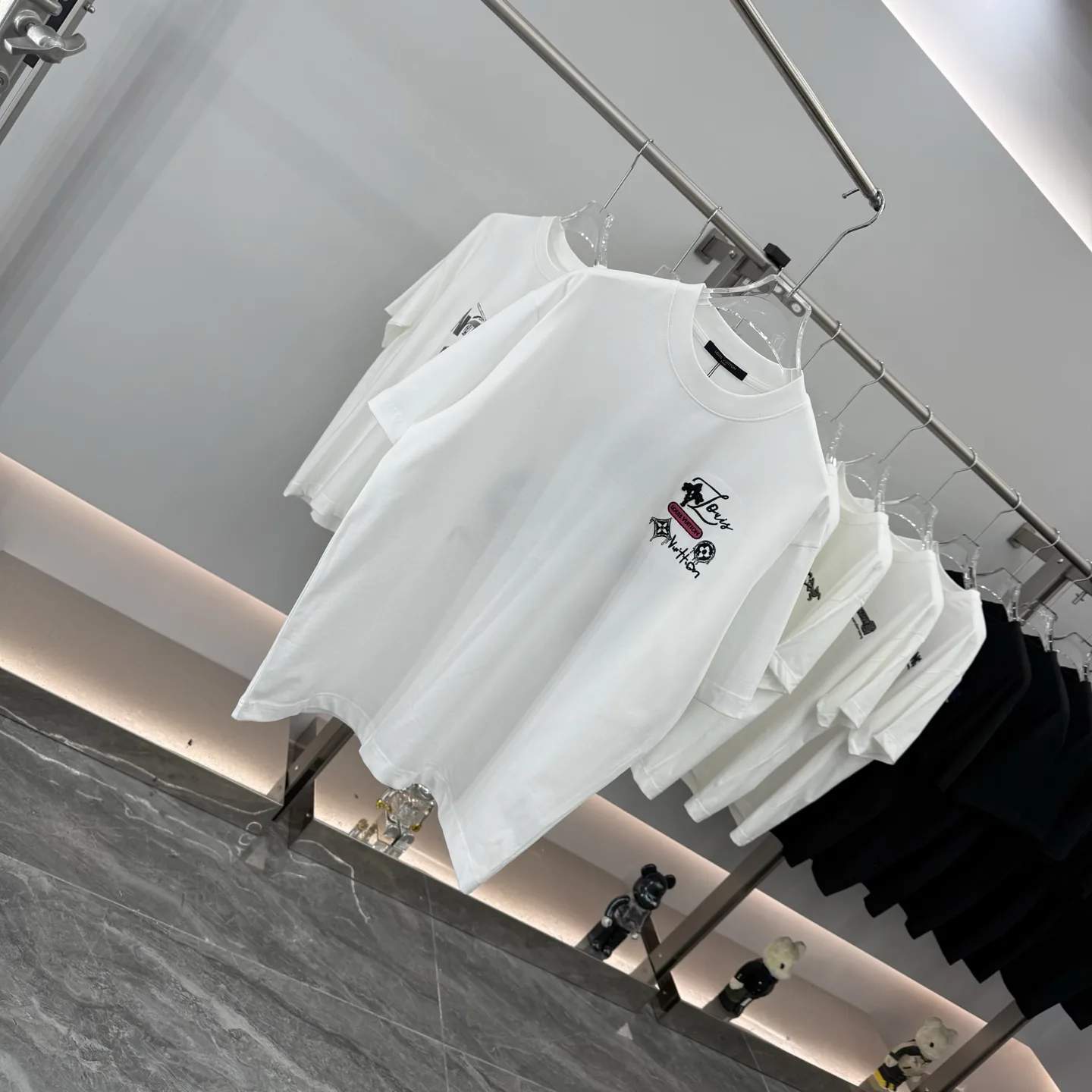 Embroidered Logo Cotton T-Shirt D16014262 — view 2