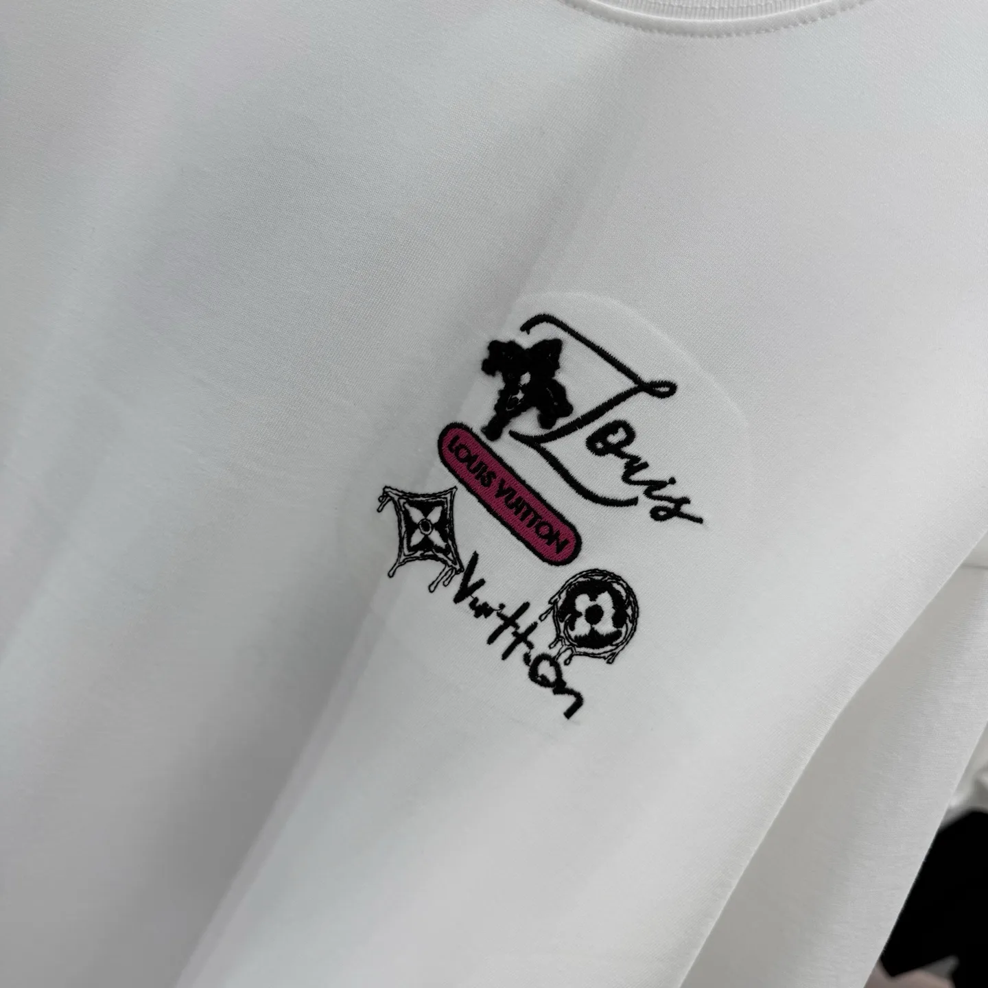 Embroidered Logo Cotton T-Shirt D16014262 — view 6