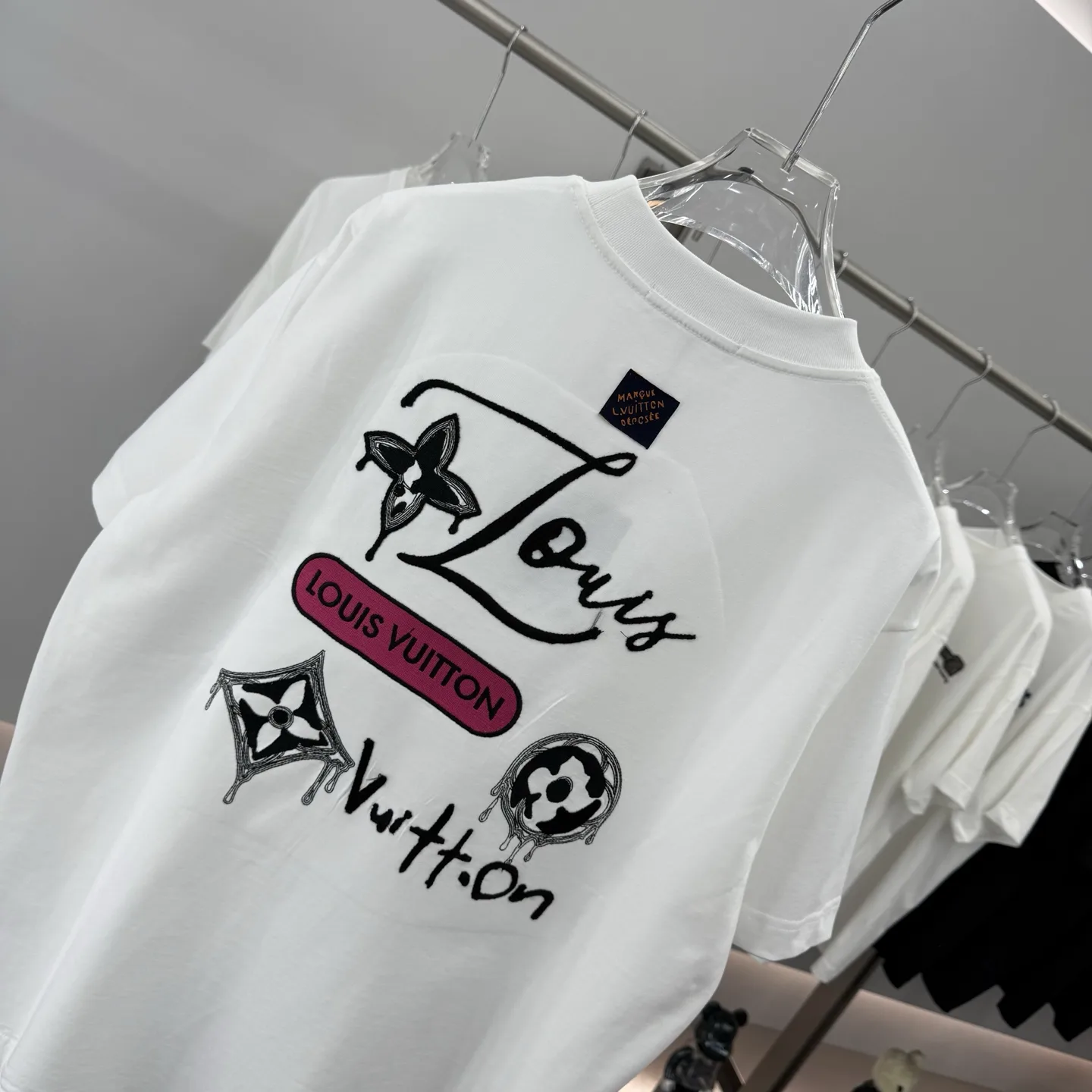 Embroidered Logo Cotton T-Shirt D16014262 — view 8