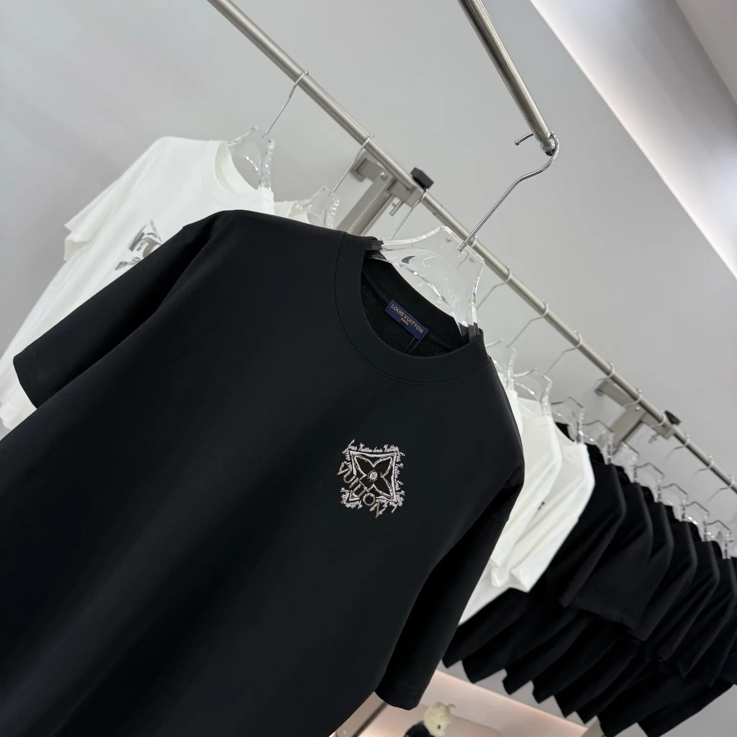 Embroidered Logo Cotton T-Shirt D16014268 — view 3