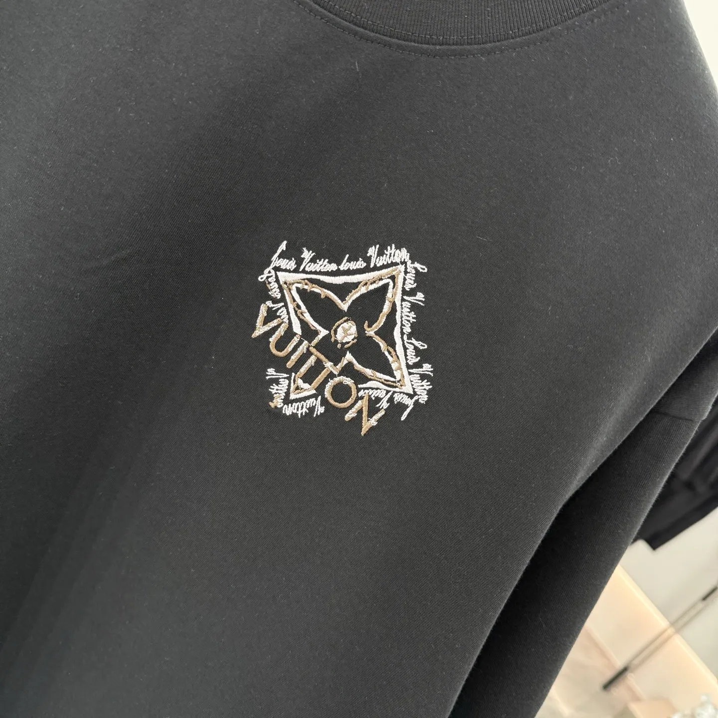 Embroidered Logo Cotton T-Shirt D16014268 — view 6