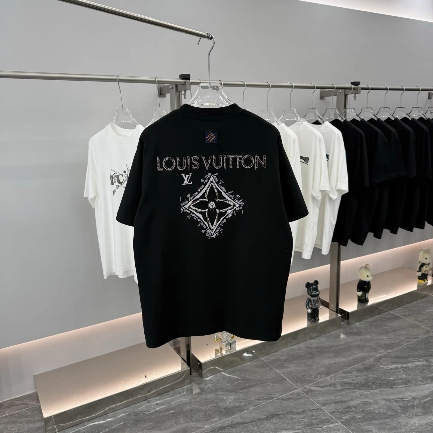 Embroidered Logo Cotton T-Shirt D16014268 — view 7