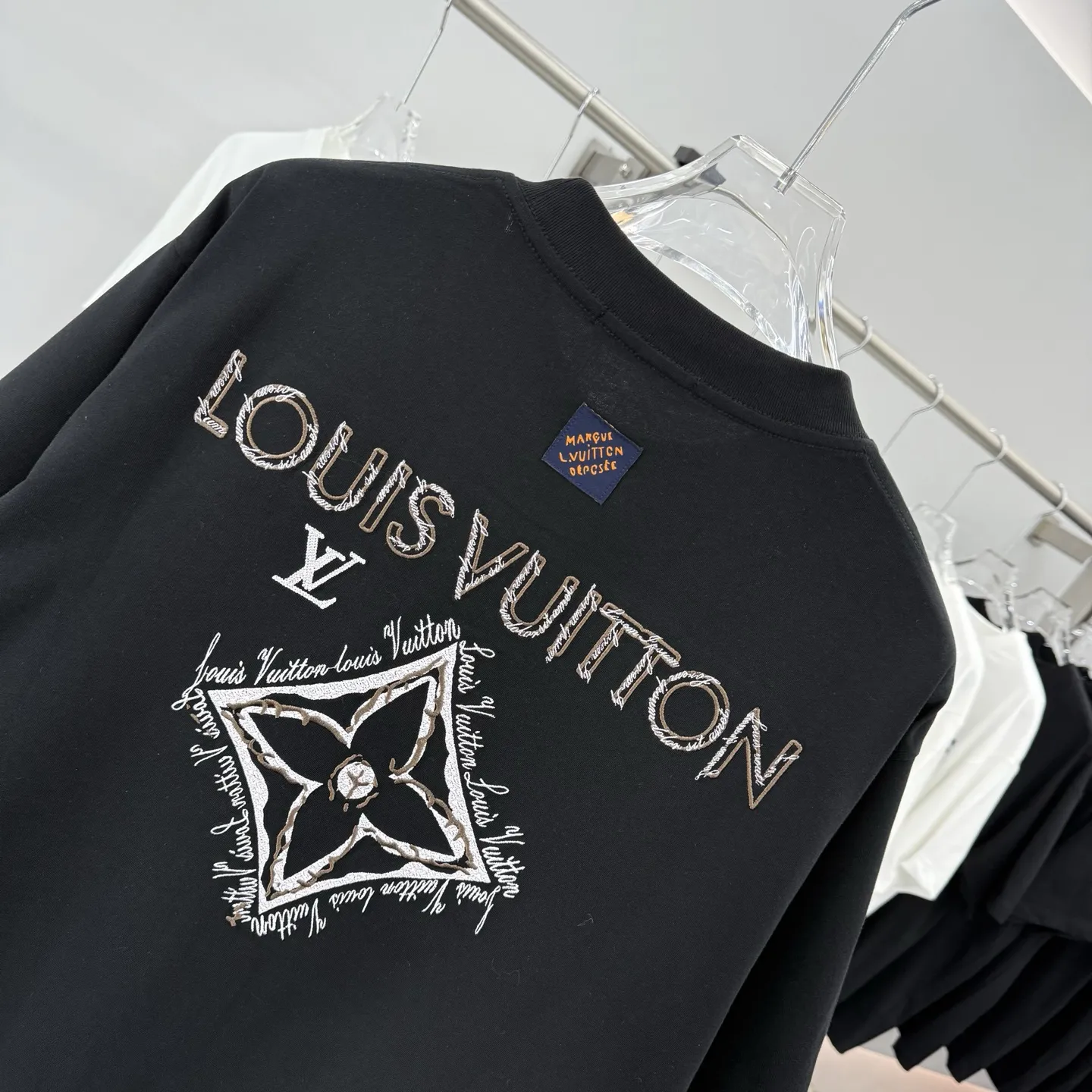 Embroidered Logo Cotton T-Shirt D16014268 — view 8