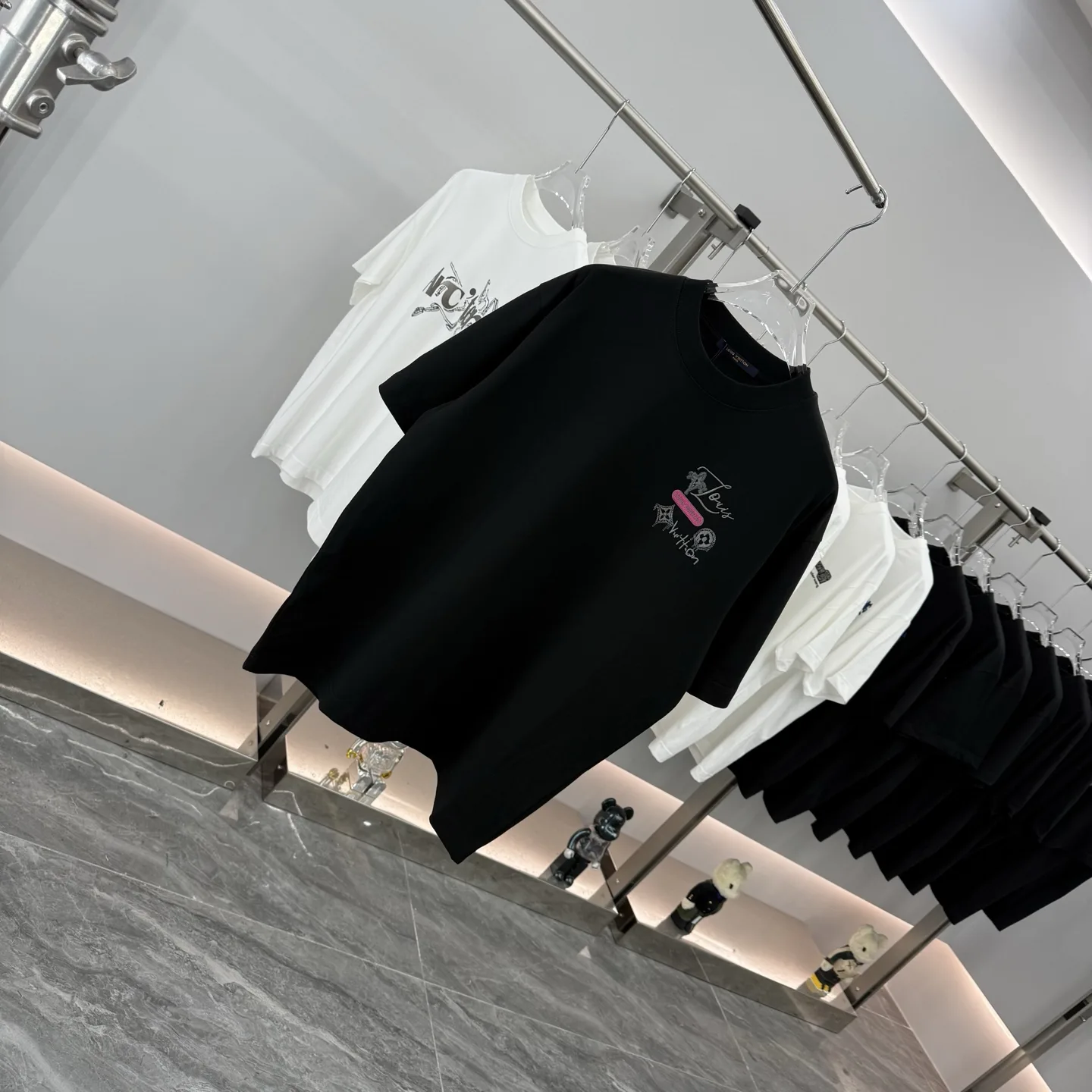 Embroidered Logo Cotton T-Shirt D16014263 — view 2