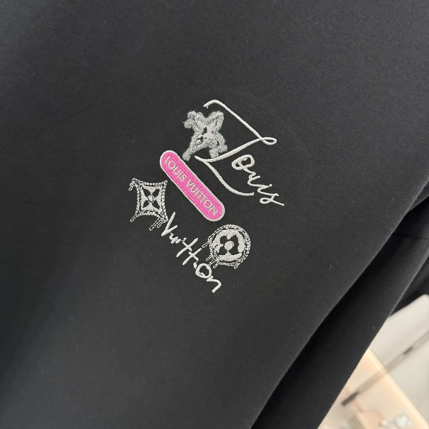 Embroidered Logo Cotton T-Shirt D16014263 — view 6