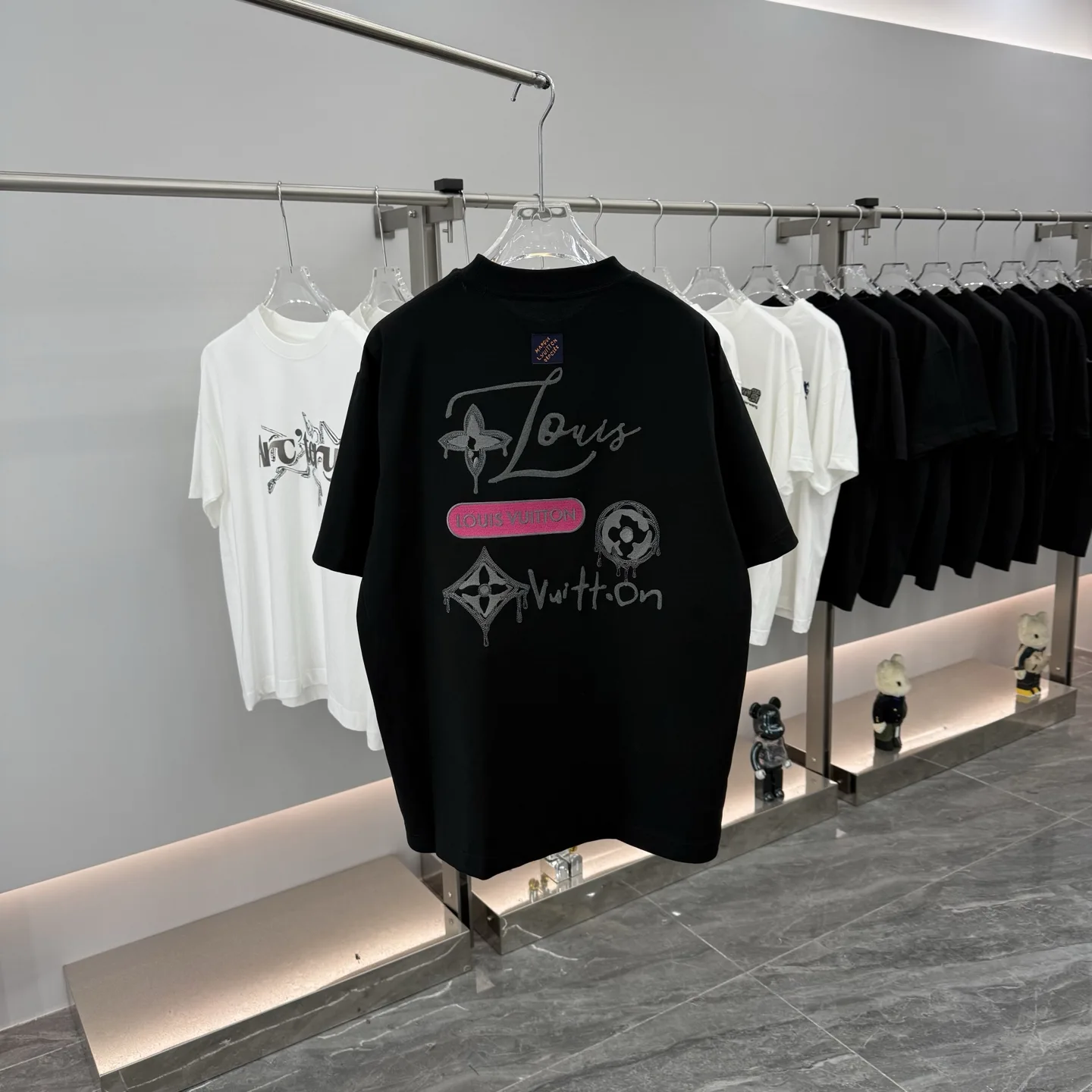 Embroidered Logo Cotton T-Shirt D16014263 — view 7